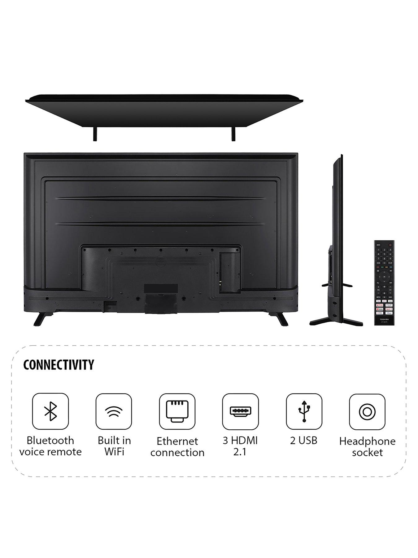  image of toshiba-65uv2f53dbu-65-inch-4k-ultra-hd-smart-tv-tru-resolution-tru-micro-dimming-hdr10-dolby-audio