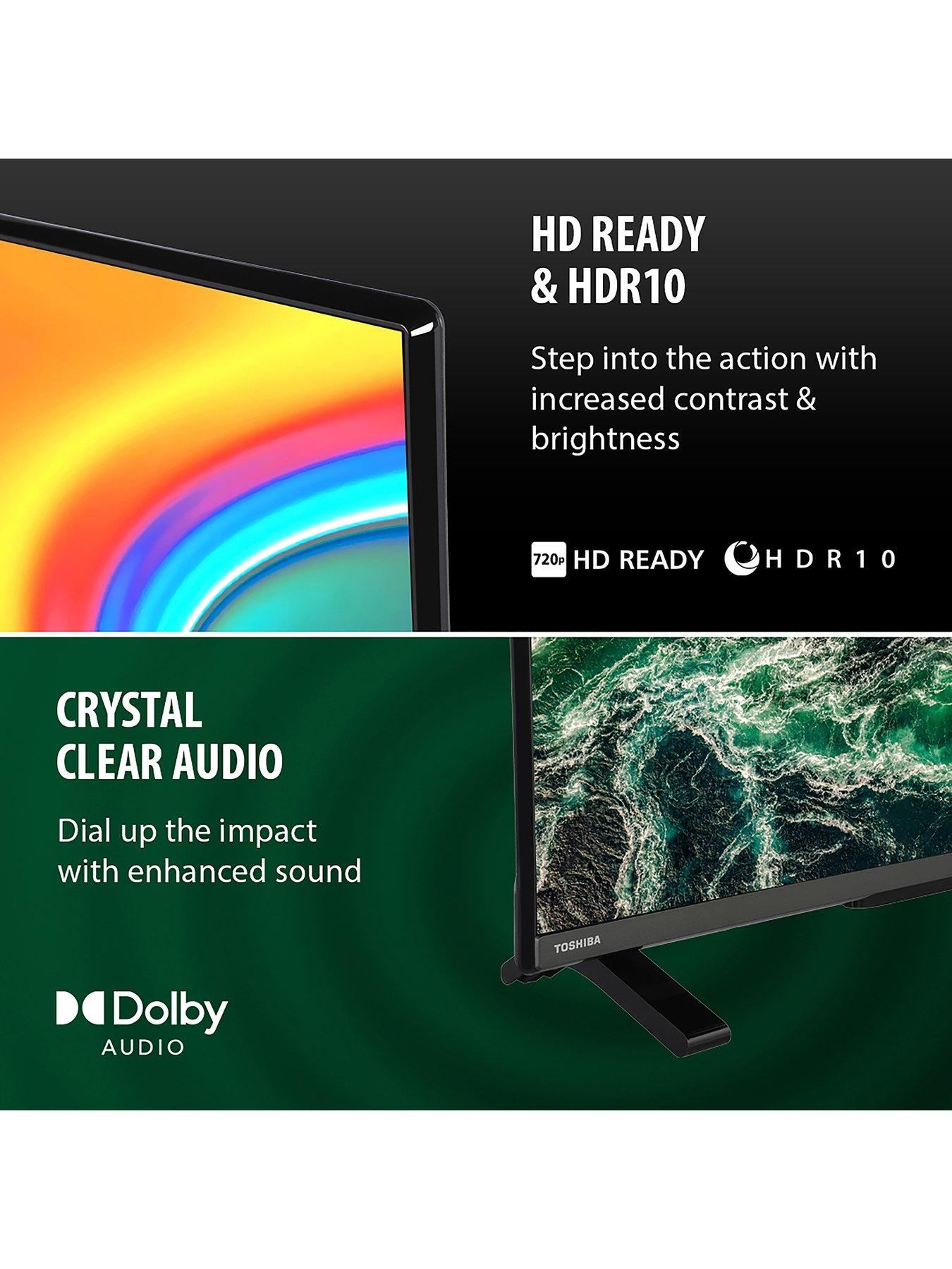  image of toshiba-wf2f-32-inch-hd-ready-smart-tv-withnbsptru-resolution-tru-micro-dimming-hdr10-dolby-audio