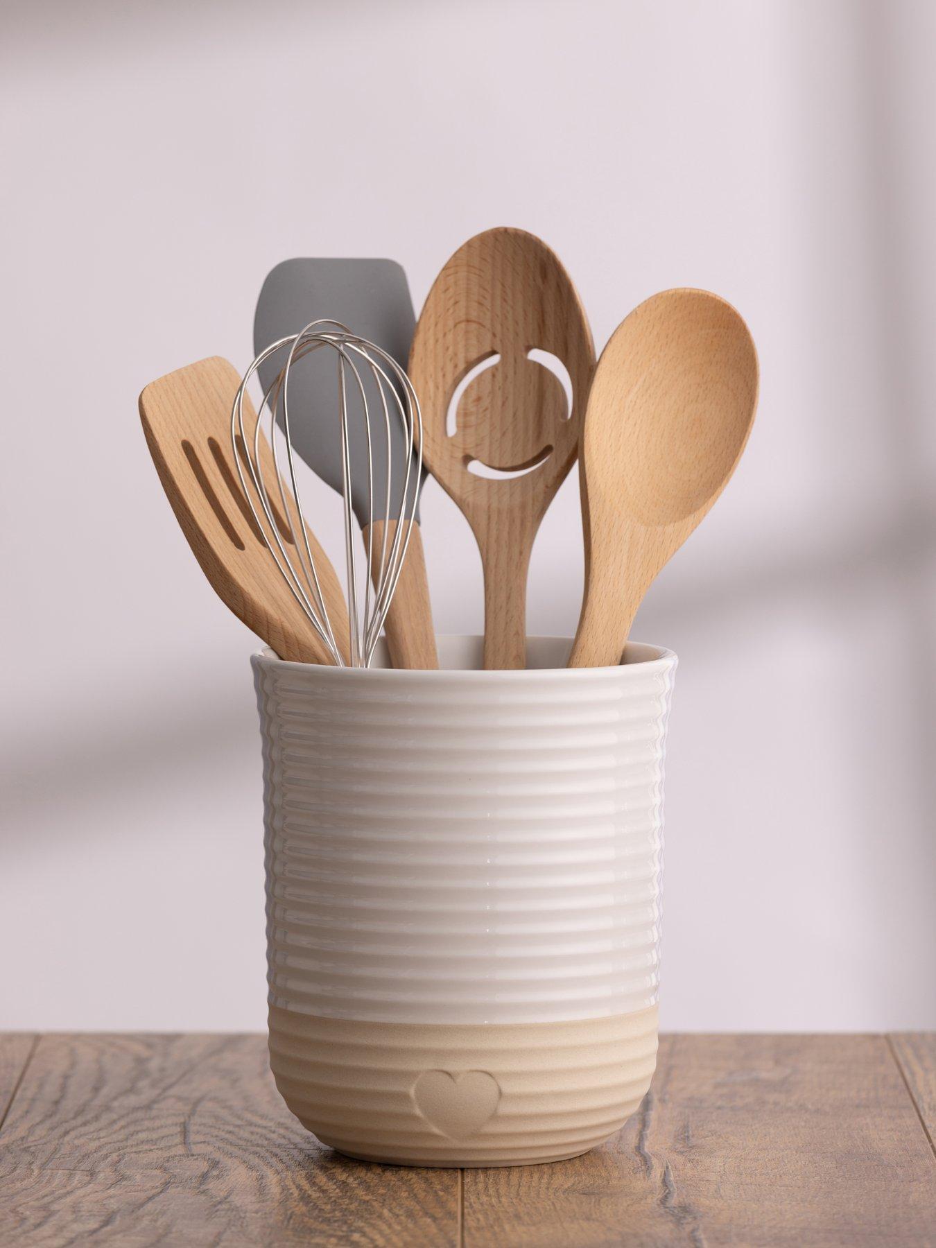 Mason Cash Rustic Charm Utensil Jar
