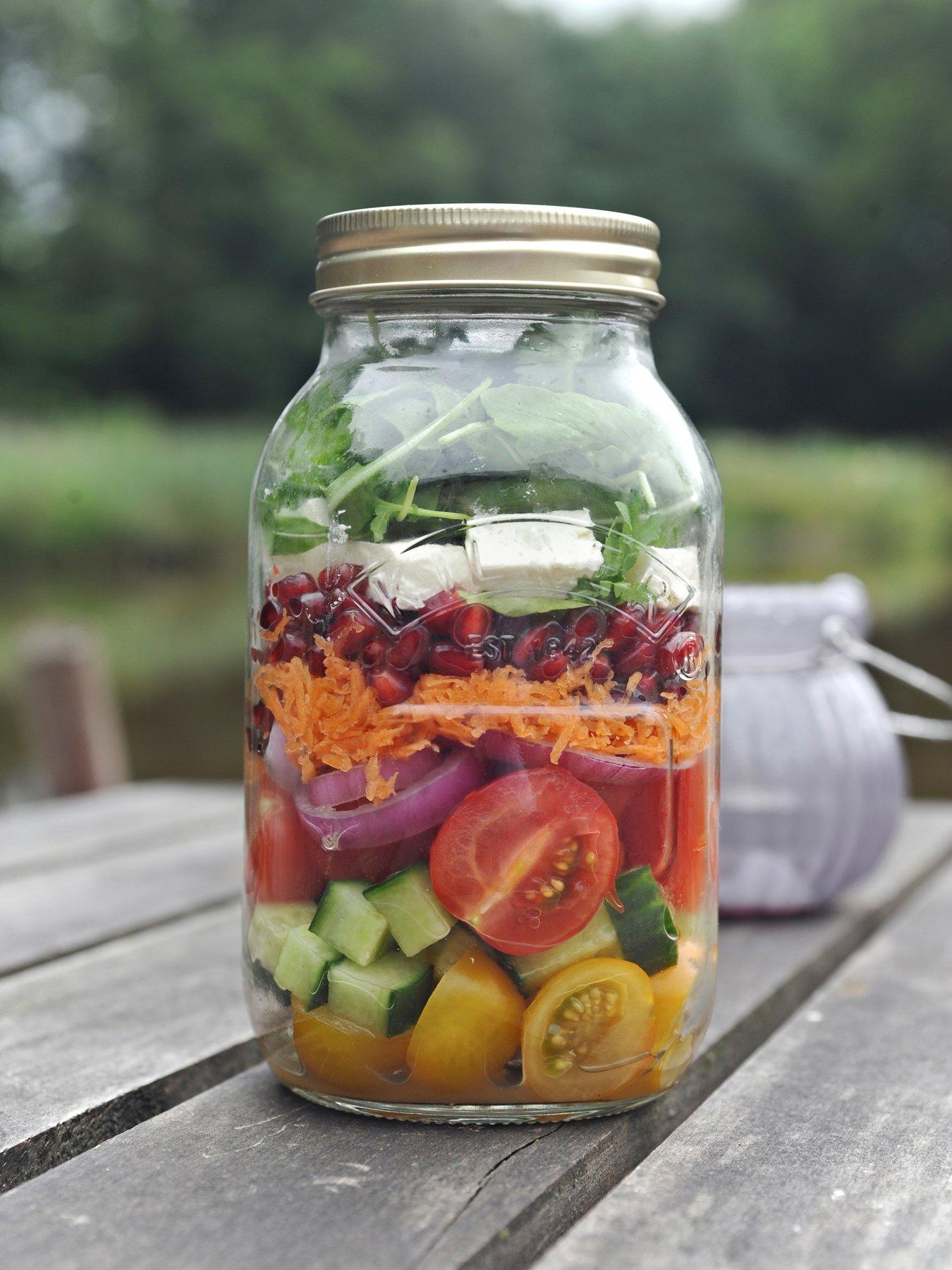 KILNER Set Of 4 Preserve Jars 1l