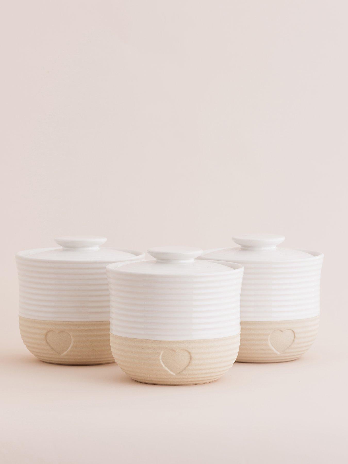Mason Cash Rustic Charm Set of 3 Storage Jars