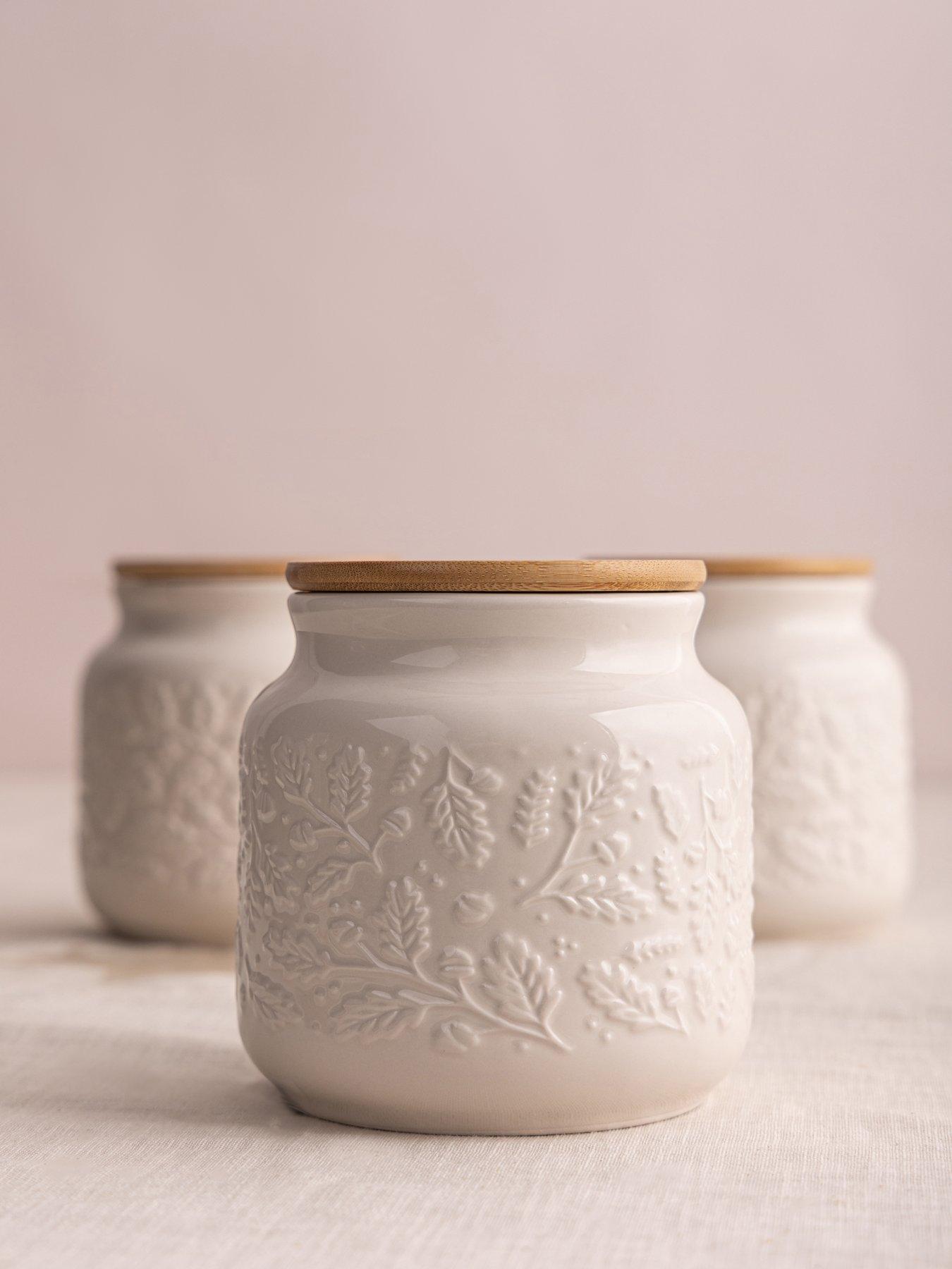 price-kensington-acorn-set-tea-coffee-sugar-storage-jars