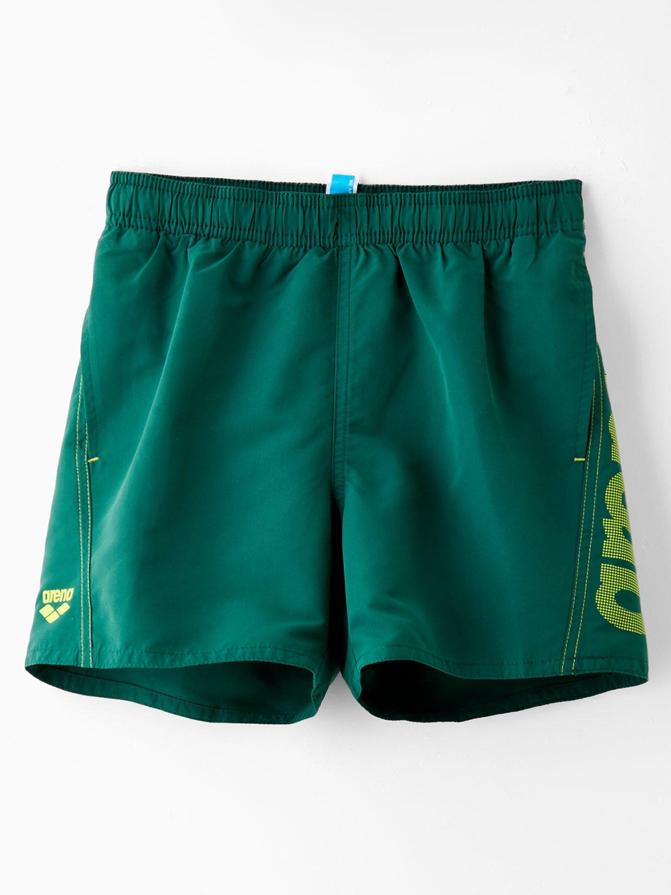 undefined Boy's Fundamentals Junior Logo Boxing Shorts - Green