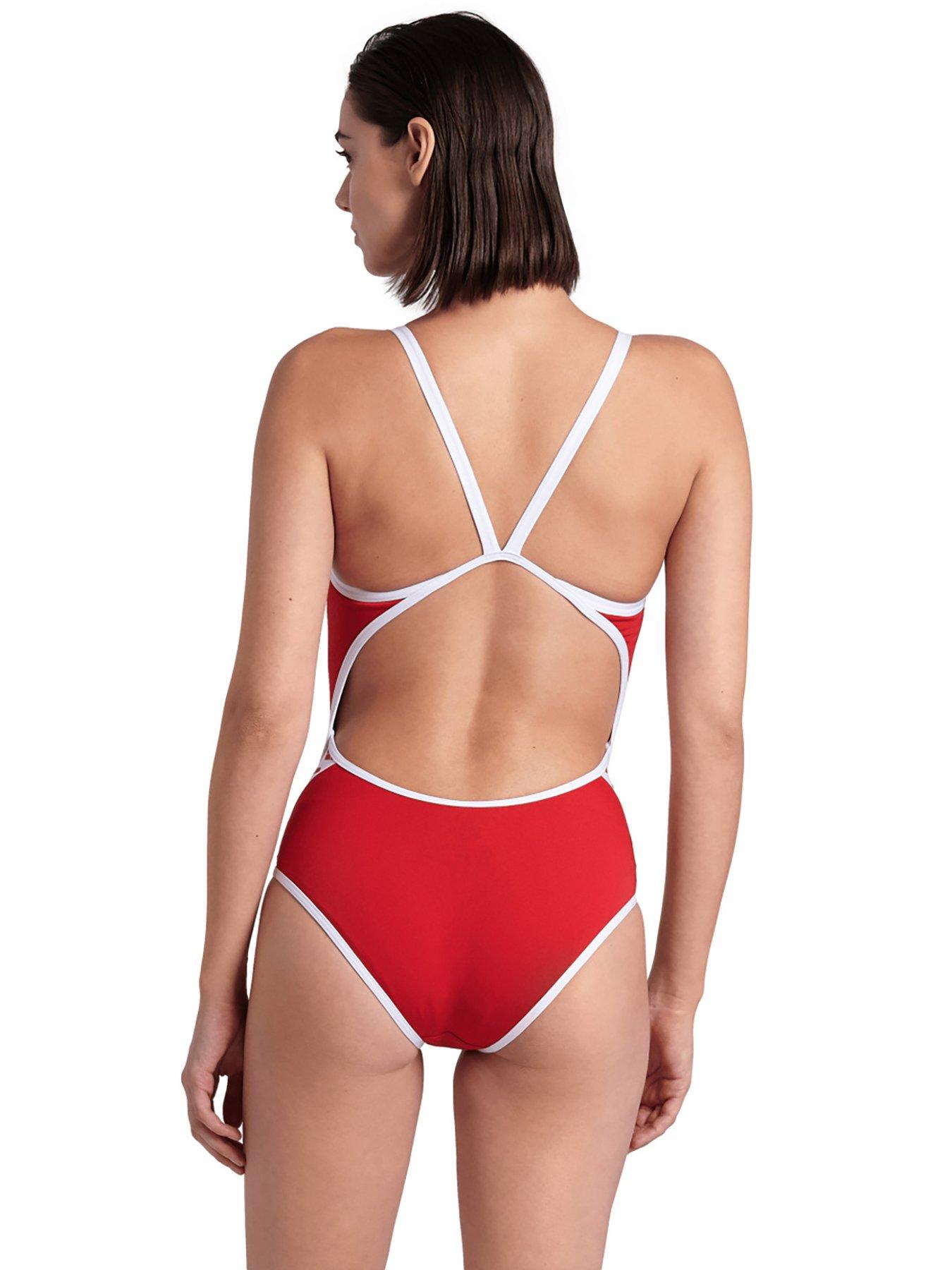 Image 2 of 5 of Arena Women's Icons Super Fly Back Solid Swimsuit - Red