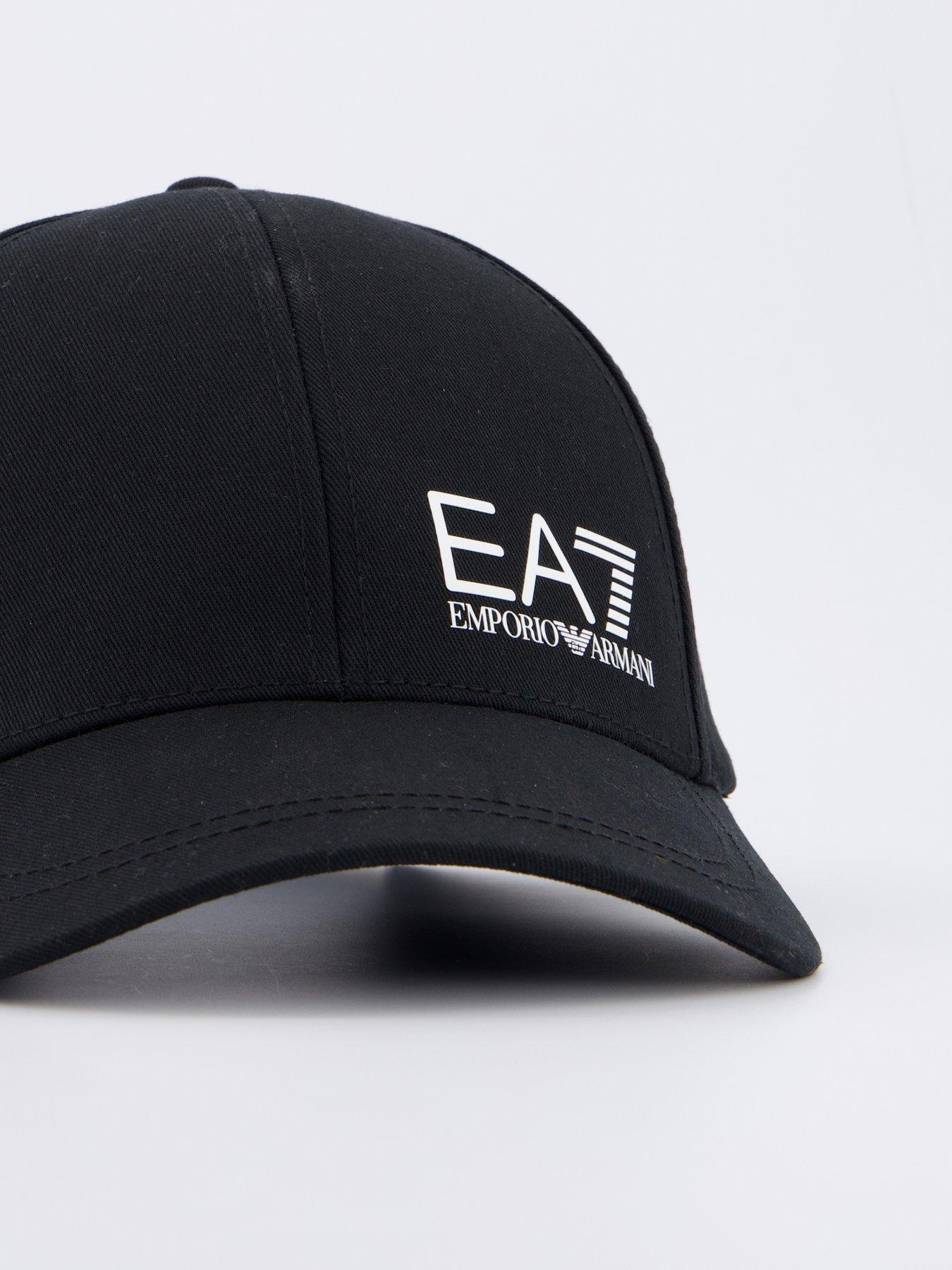  image of ea7-emporio-armani-boys-core-id-cap-black