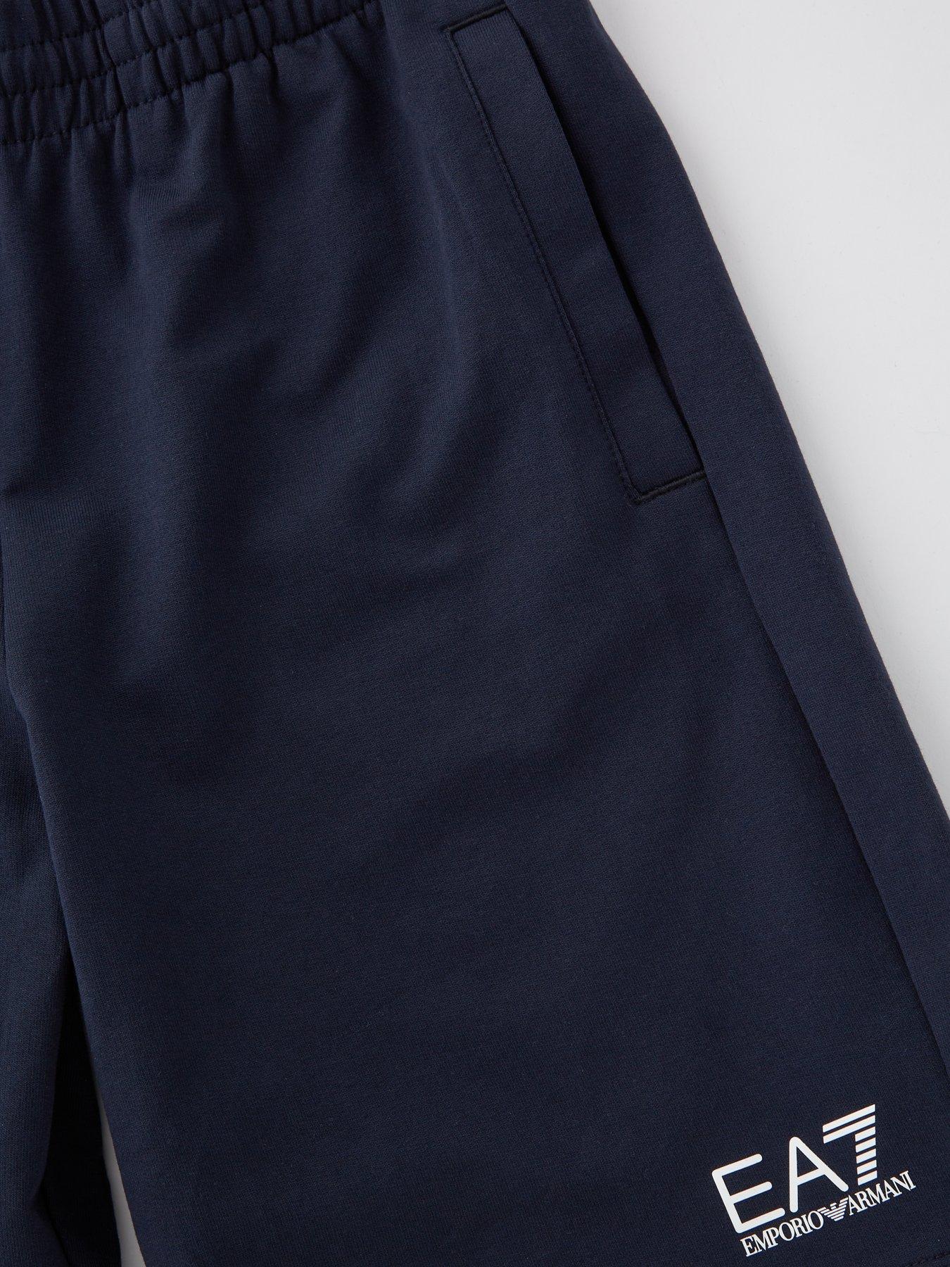  image of ea7-emporio-armani-boys-core-id-jog-shorts-navy