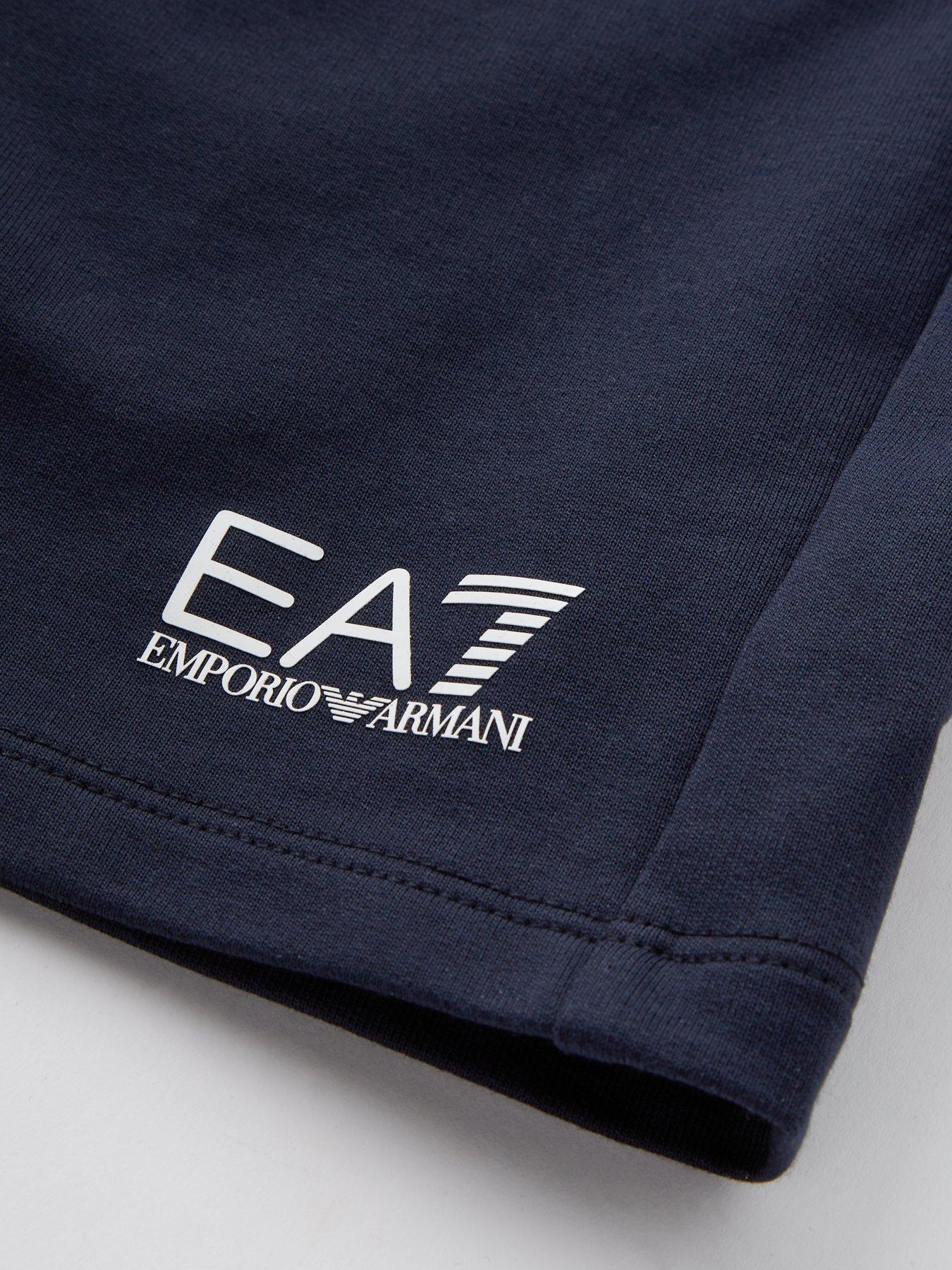  image of ea7-emporio-armani-boys-core-id-jog-shorts-navy