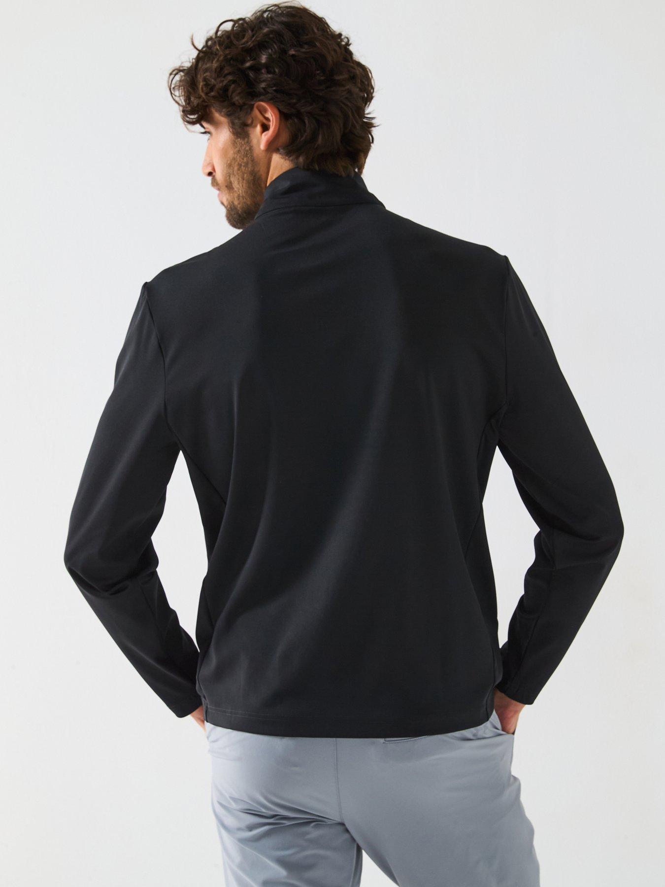 Image 2 of 6 of Lyle & Scott Golf Mens Golf Course Midlayer - Black
