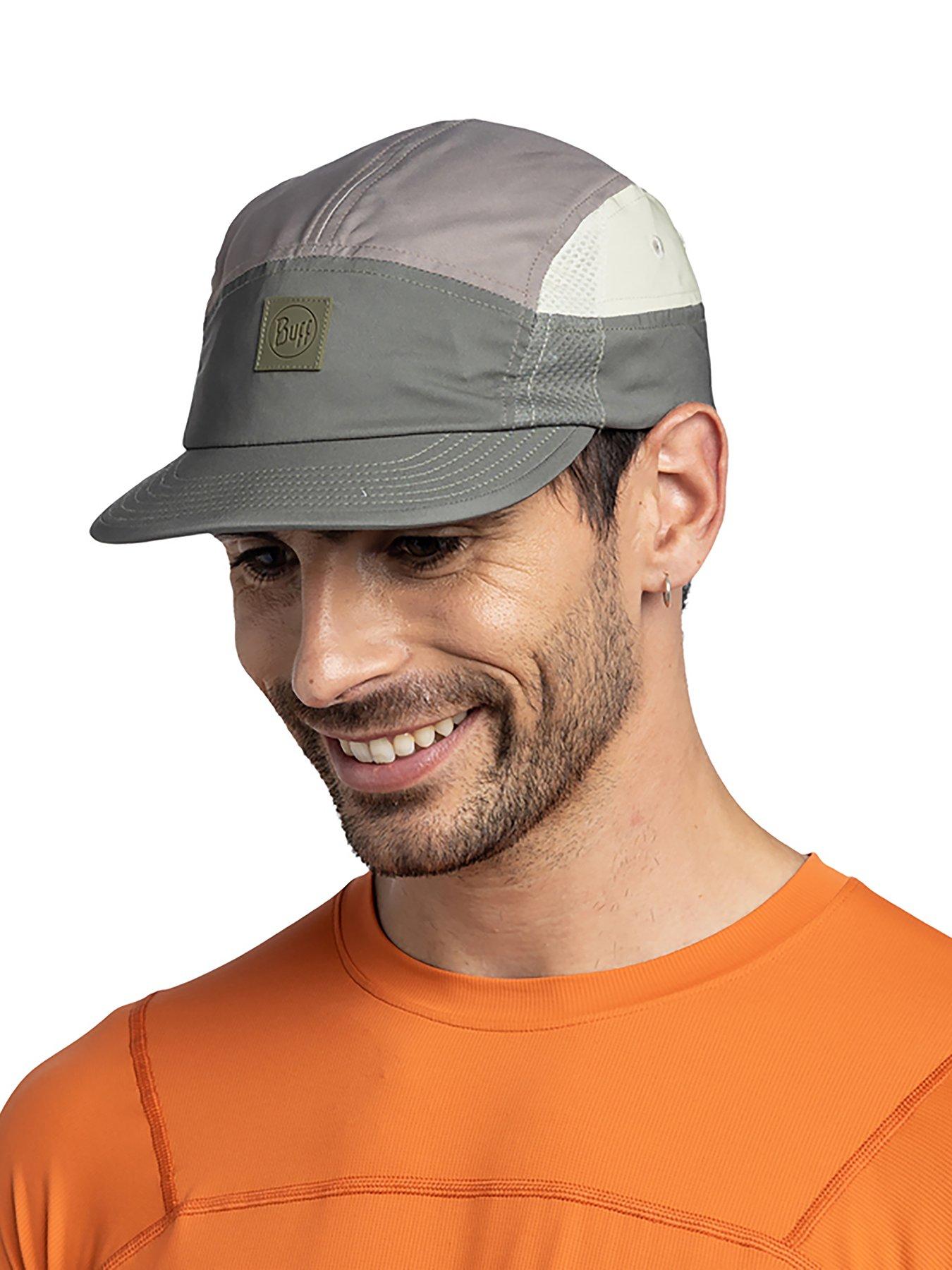 stillFront image of buff-mens-5-panel-go-cap-green