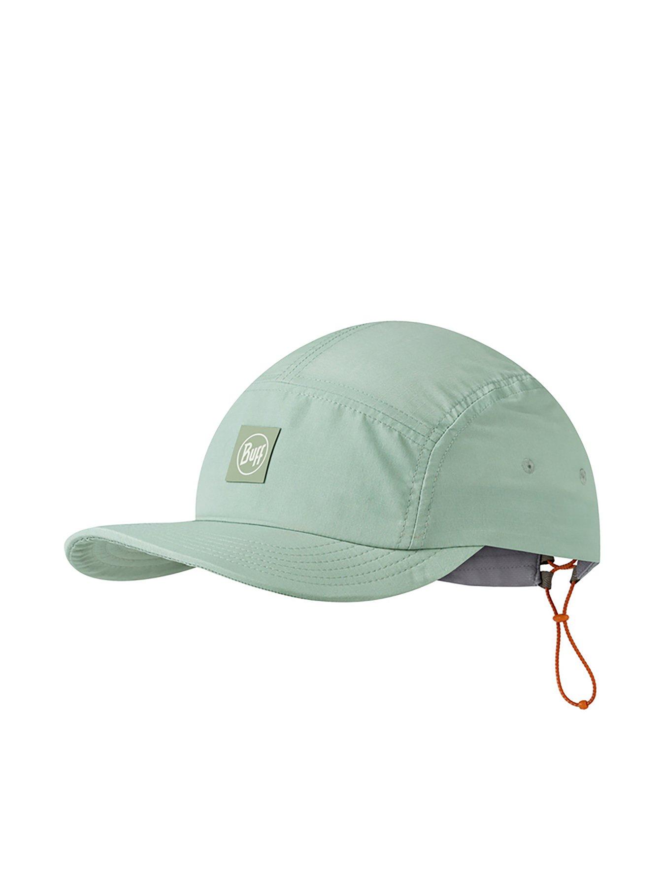  image of buff-mens-5-panel-explore-cap-green