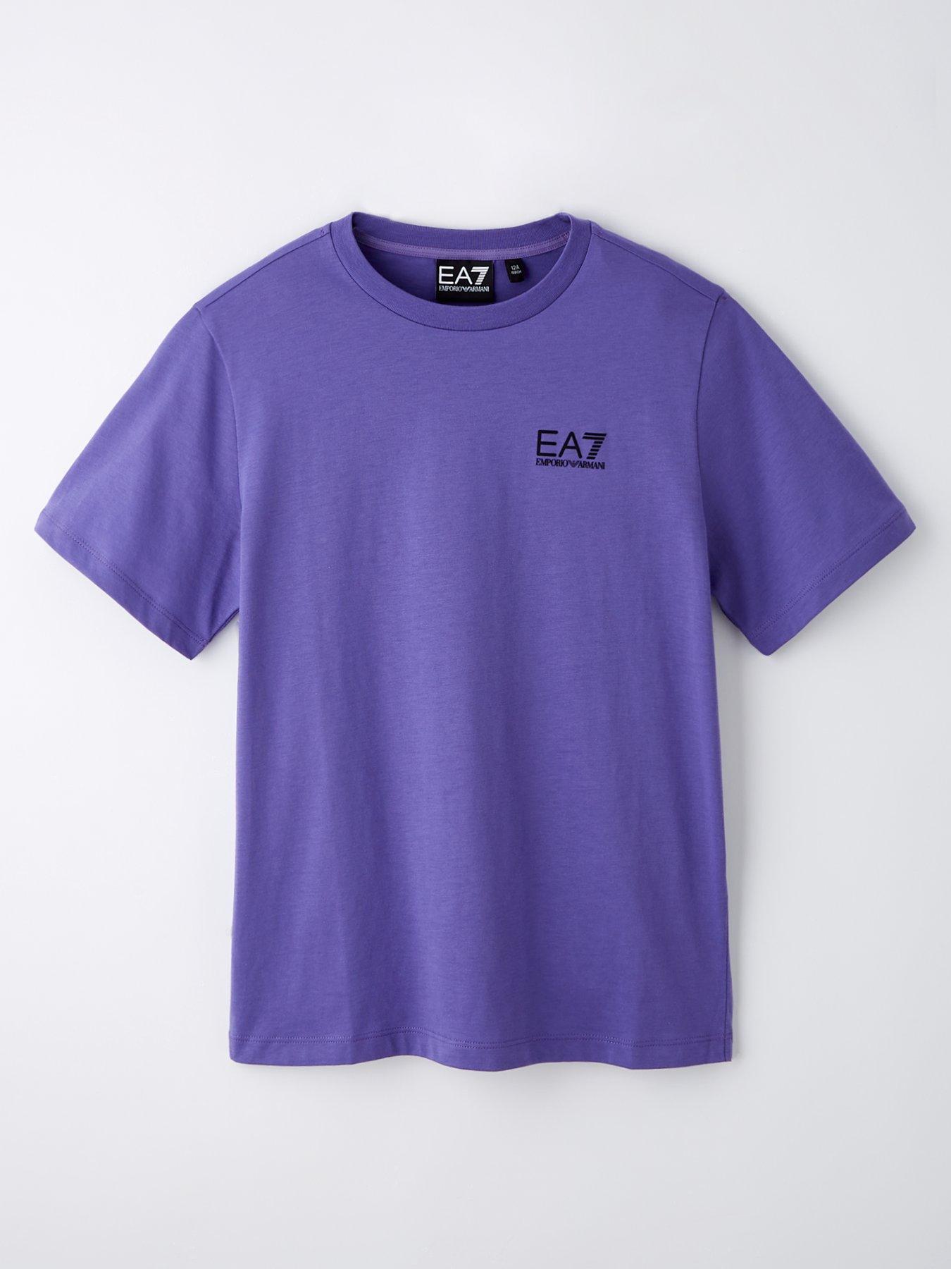undefined Boys Core Id Short Sleeve T-Shirt - Purple