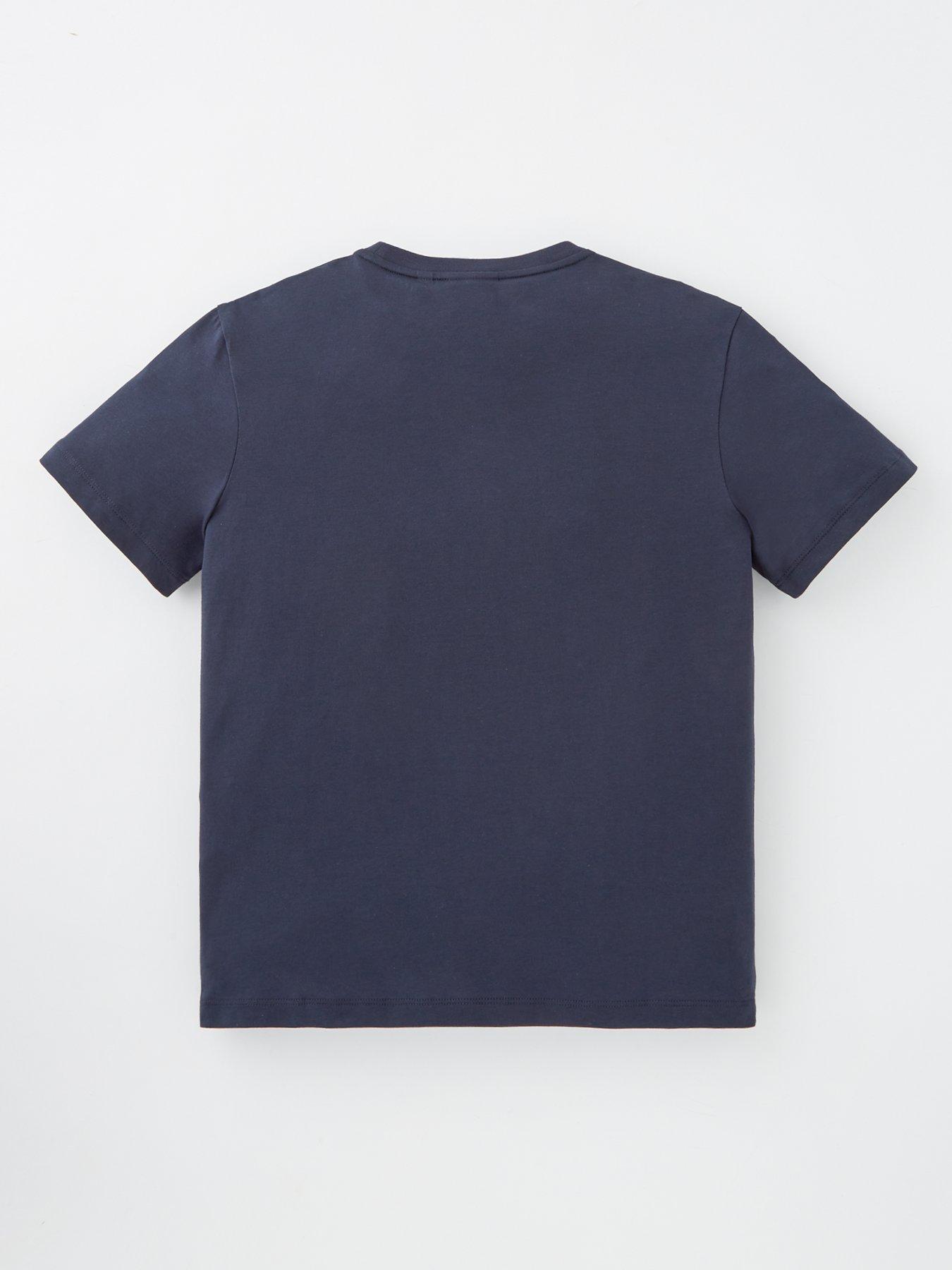  image of ea7-emporio-armani-boys-core-id-short-sleeve-t-shirt-navy