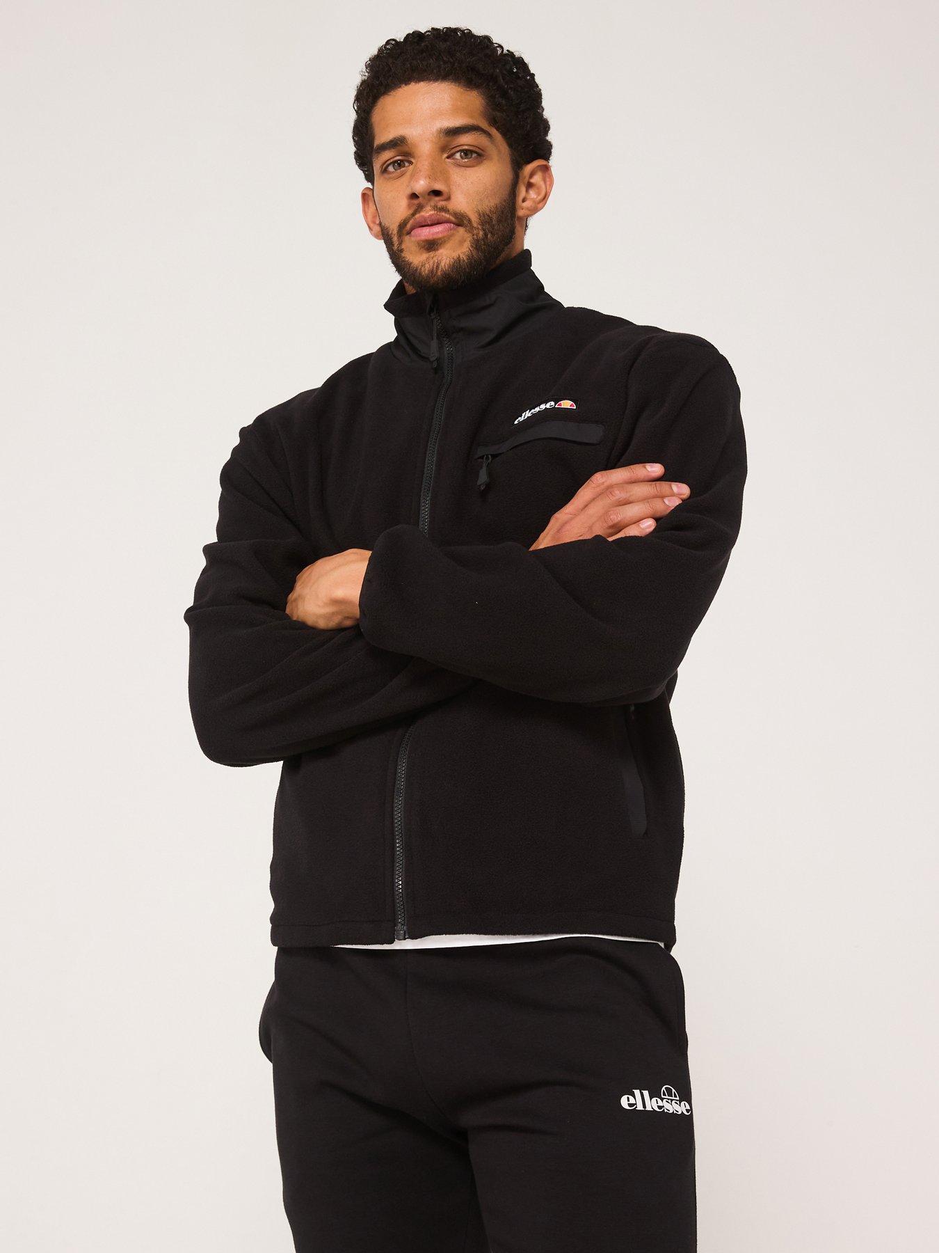 ellesse-mens-maseben-fleece-jacket-black