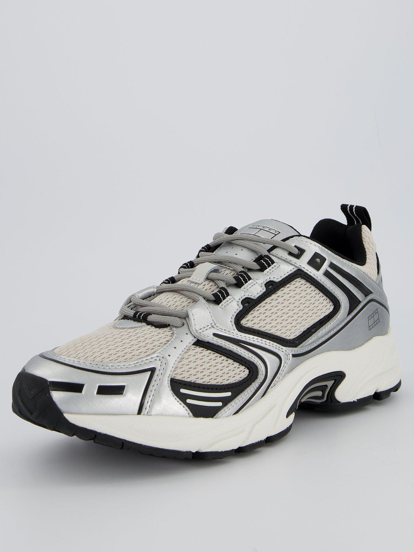 stillFront image of tommy-jeans-archive97-metallic-trainers-black