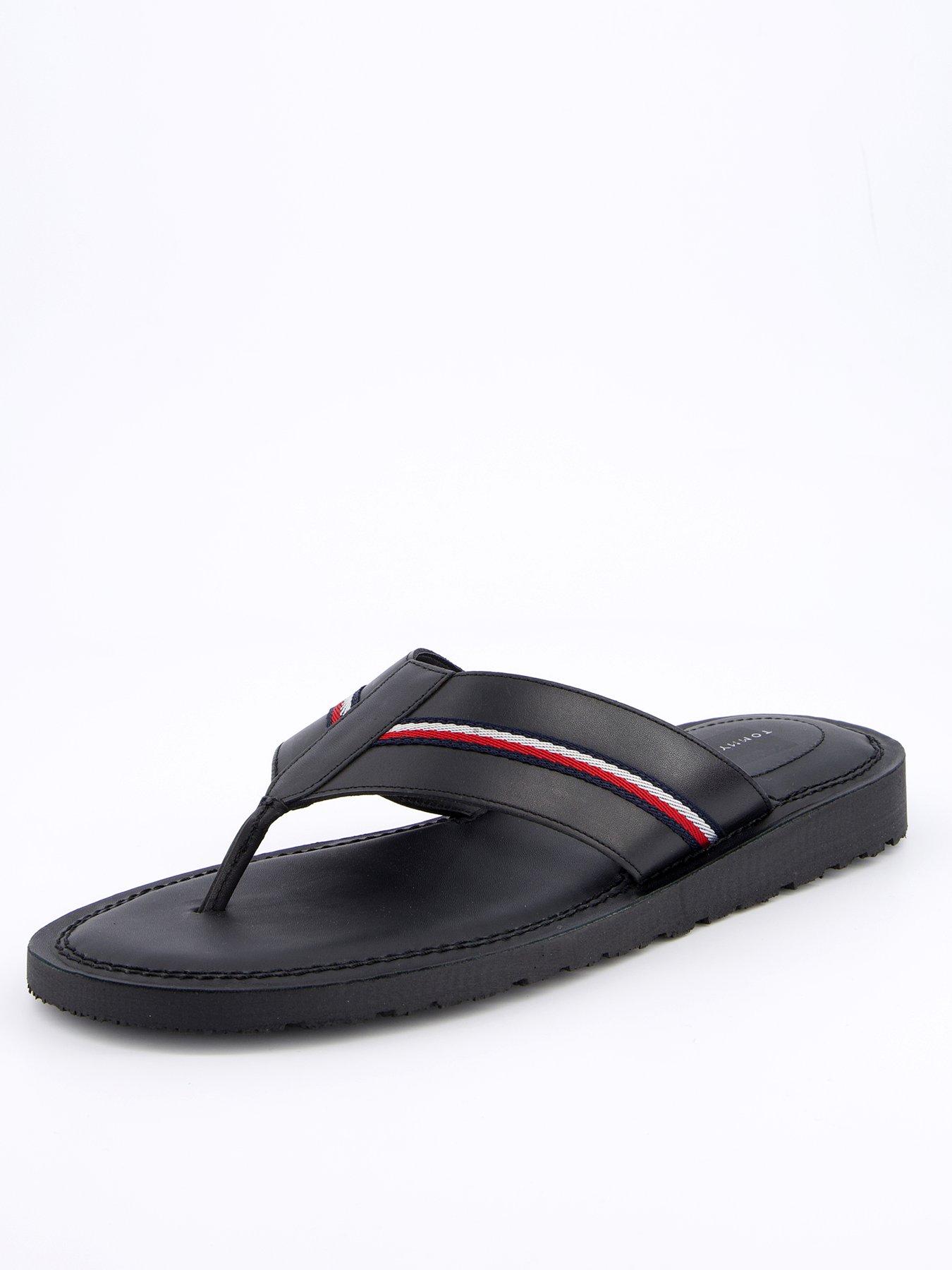 tommy-hilfiger-core-toe-post-sandals-black