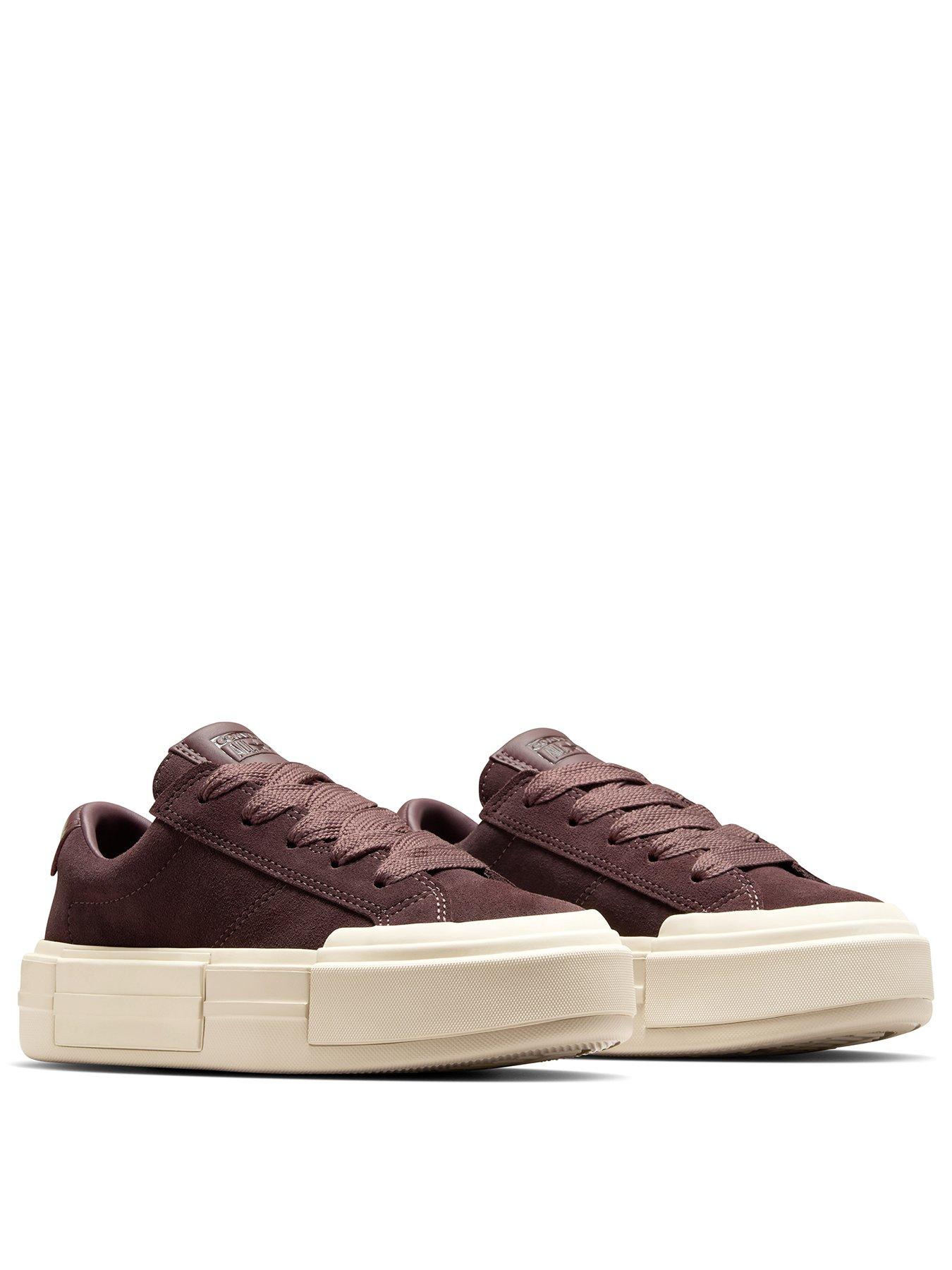  image of converse-womens-chuck-taylor-all-star-cruise-suede-ox-trainers-brown