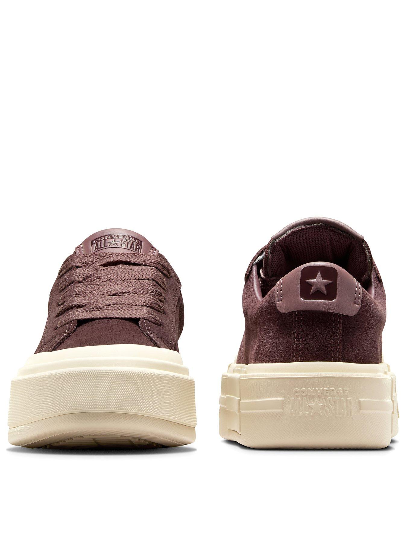  image of converse-womens-chuck-taylor-all-star-cruise-suede-ox-trainers-brown