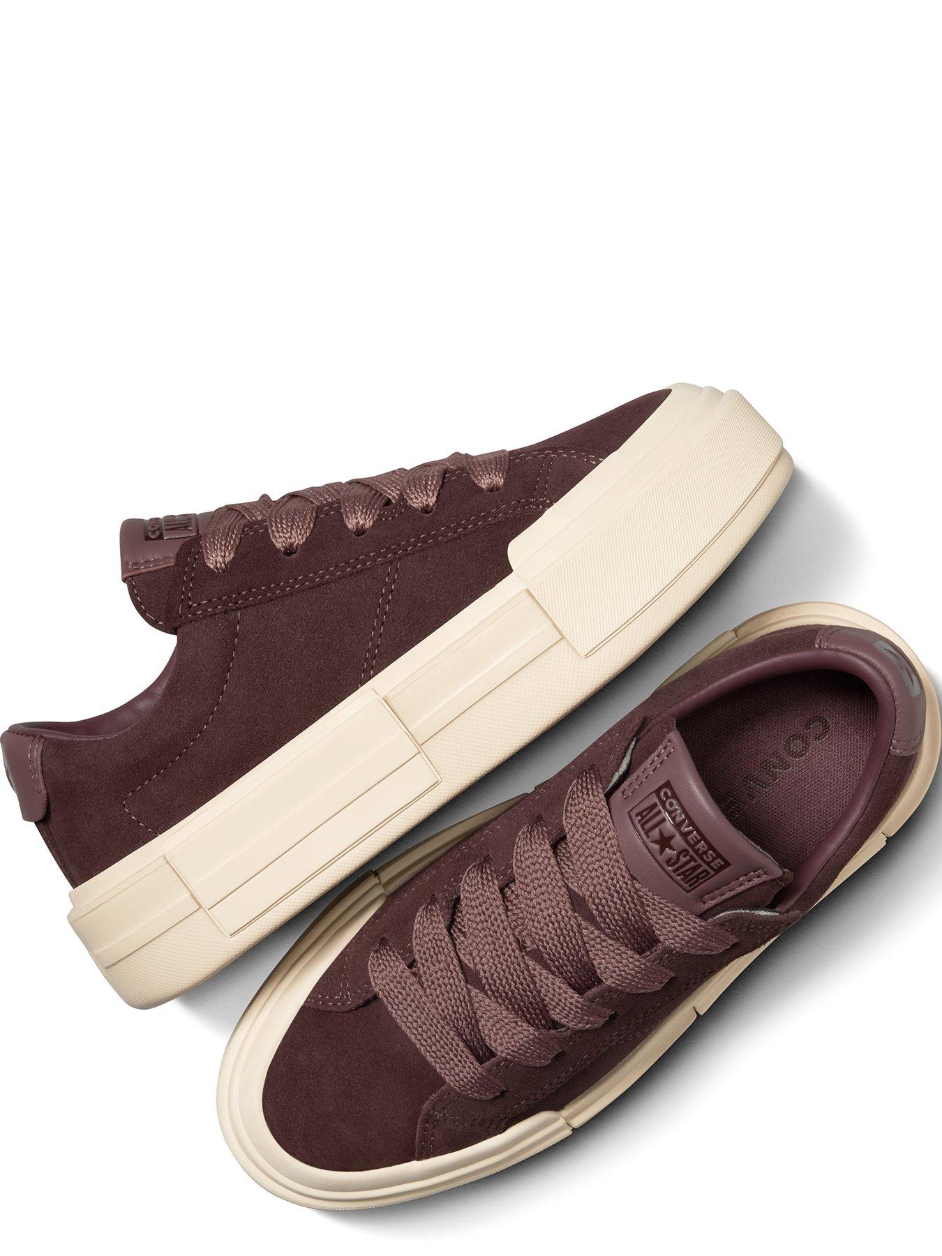  image of converse-womens-chuck-taylor-all-star-cruise-suede-ox-trainers-brown