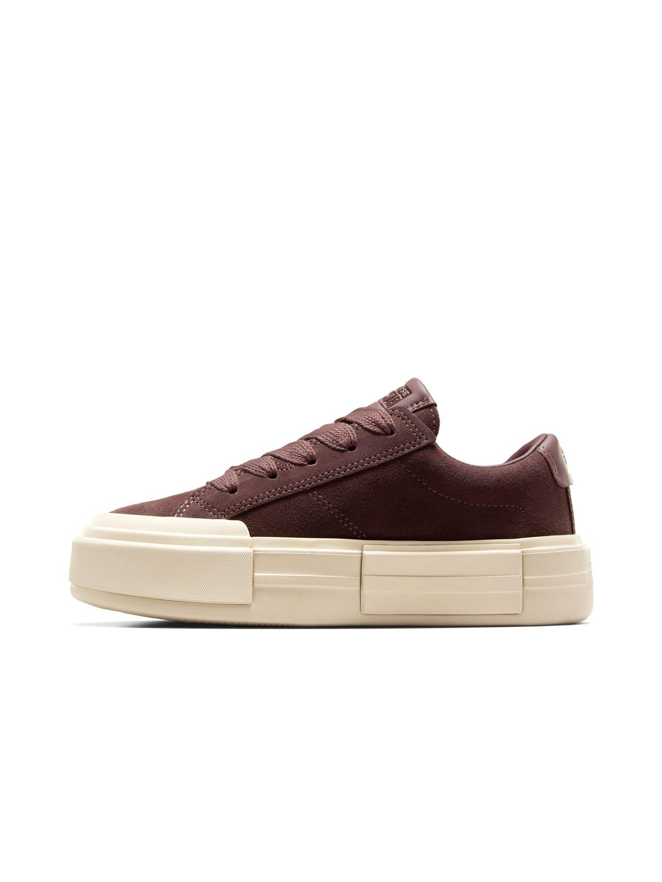  image of converse-womens-chuck-taylor-all-star-cruise-suede-ox-trainers-brown