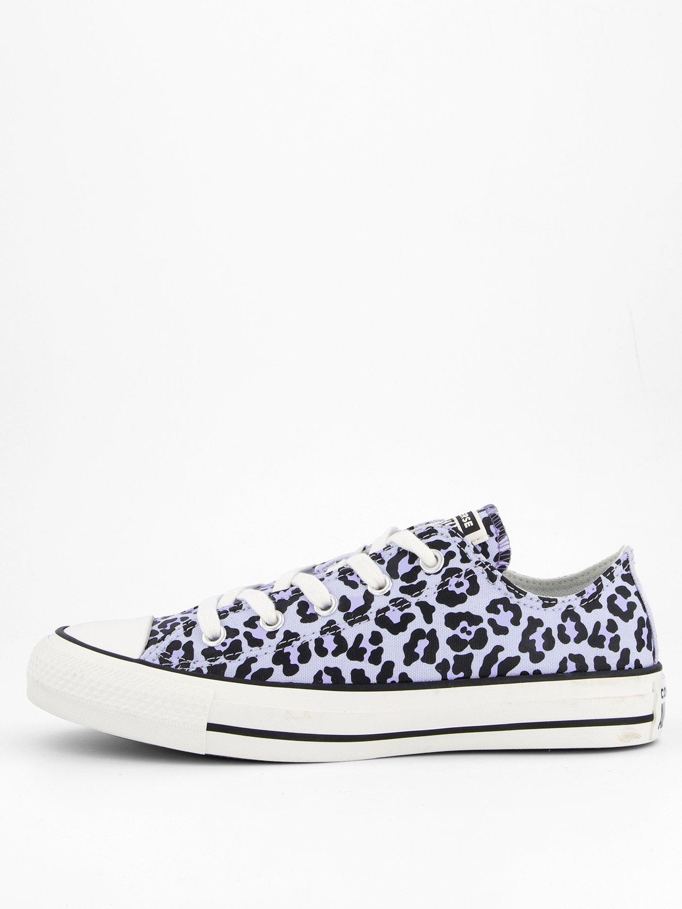 undefined Junior Ox Trainers - Animal Print