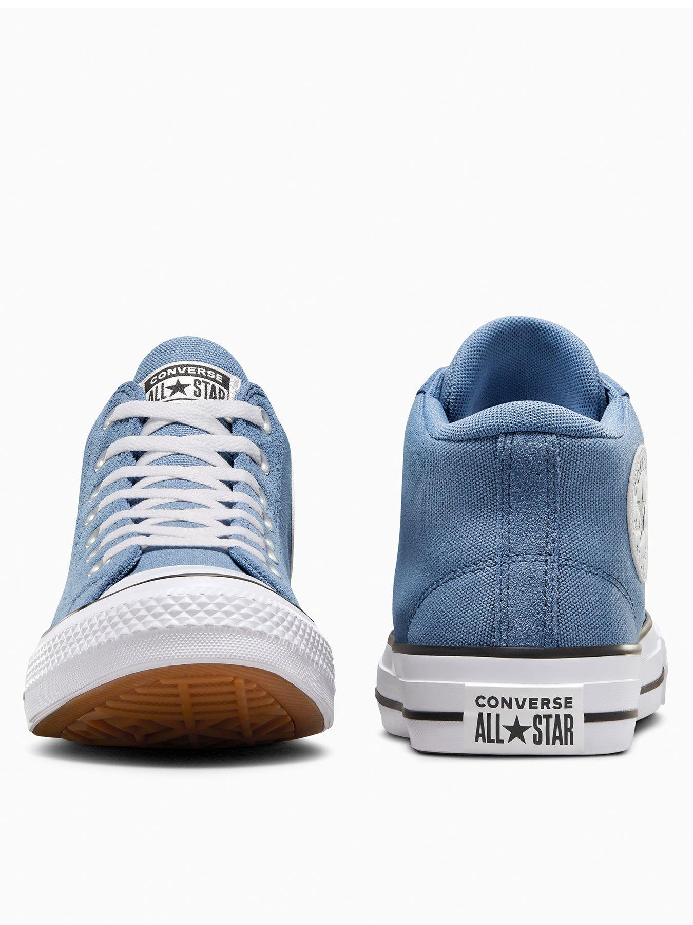  image of converse-mens-chuck-taylor-all-star-malden-street-canvas-trainers-blue
