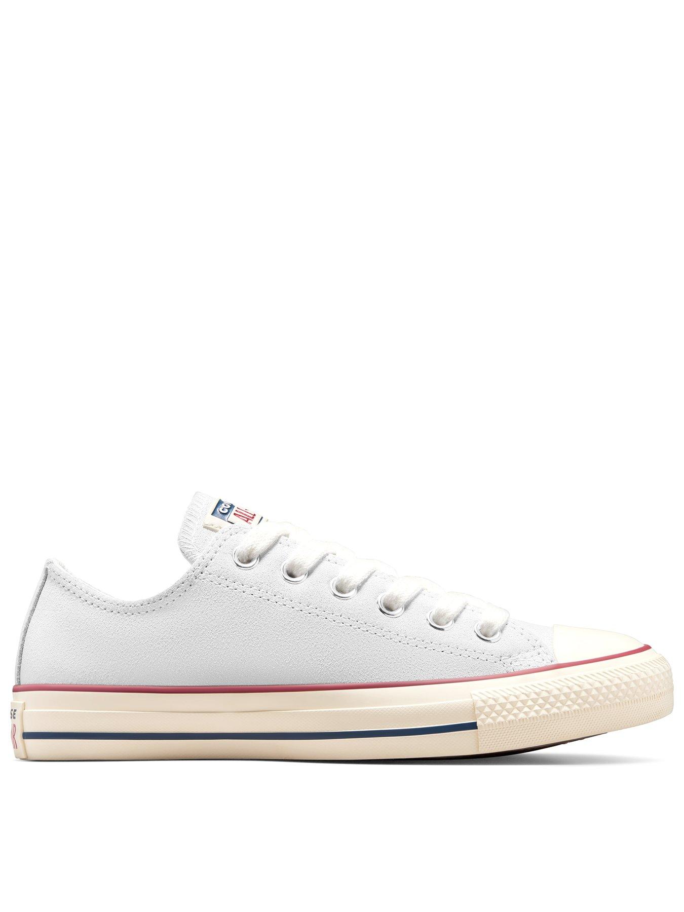 undefined Womens Chuck Taylor All Star Suede Oxbarely /Natural Ivory/Vintage White - Grey