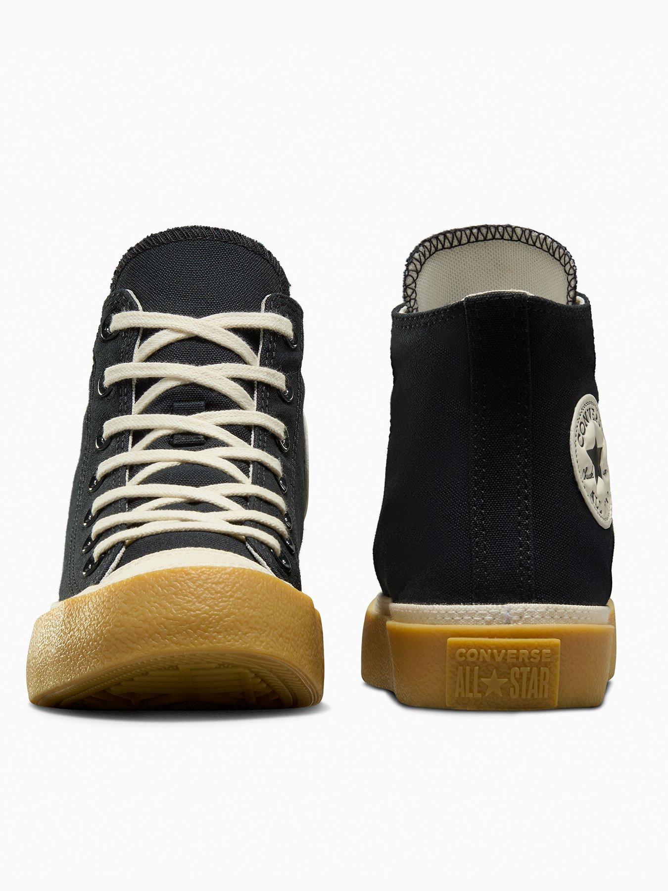  image of converse-womens-chuck-taylor-all-star-canvas-hi-top-black