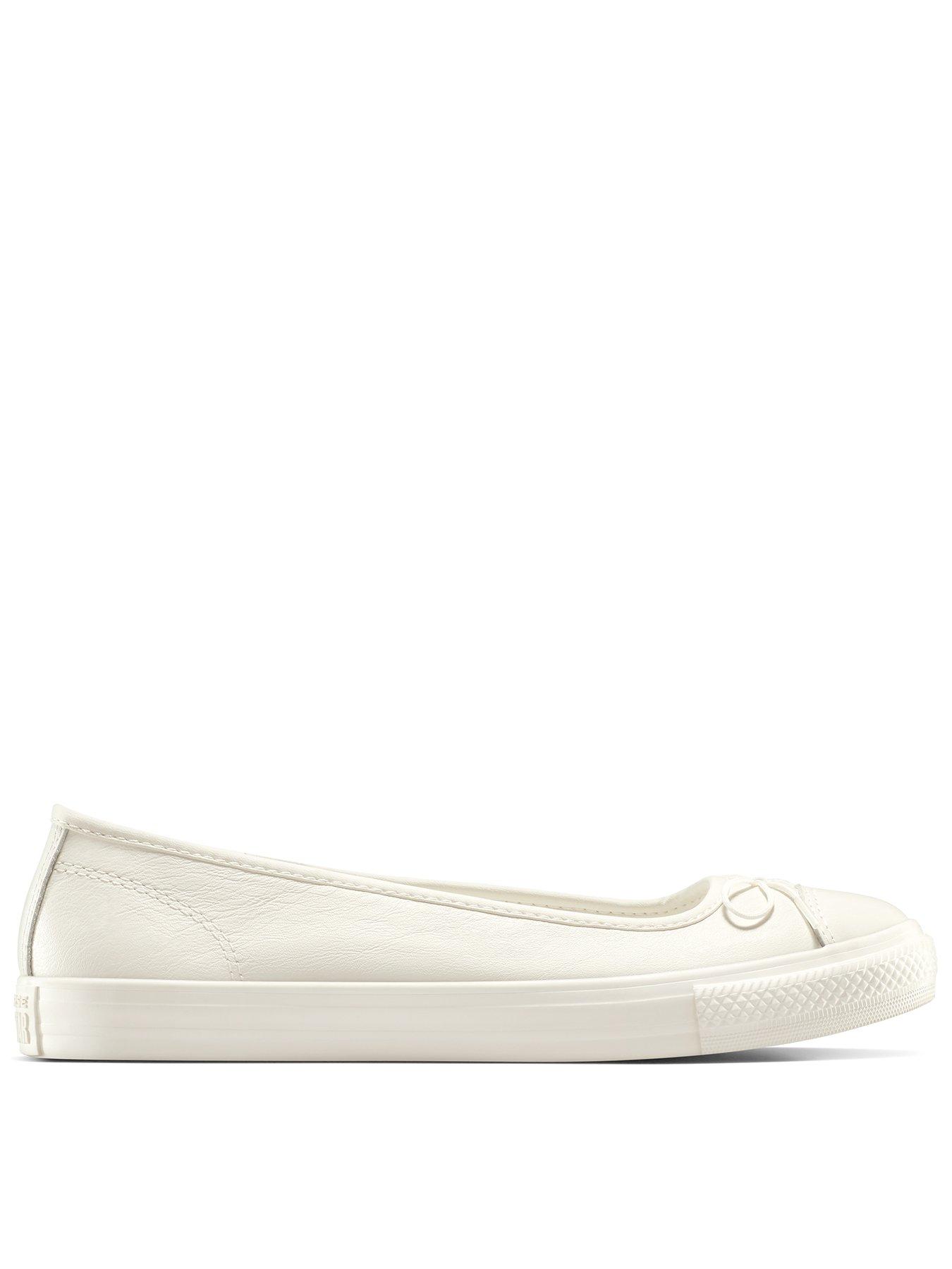  image of converse-womens-chuck-taylor-all-star-dainty-ballerina-leather-slip-ons