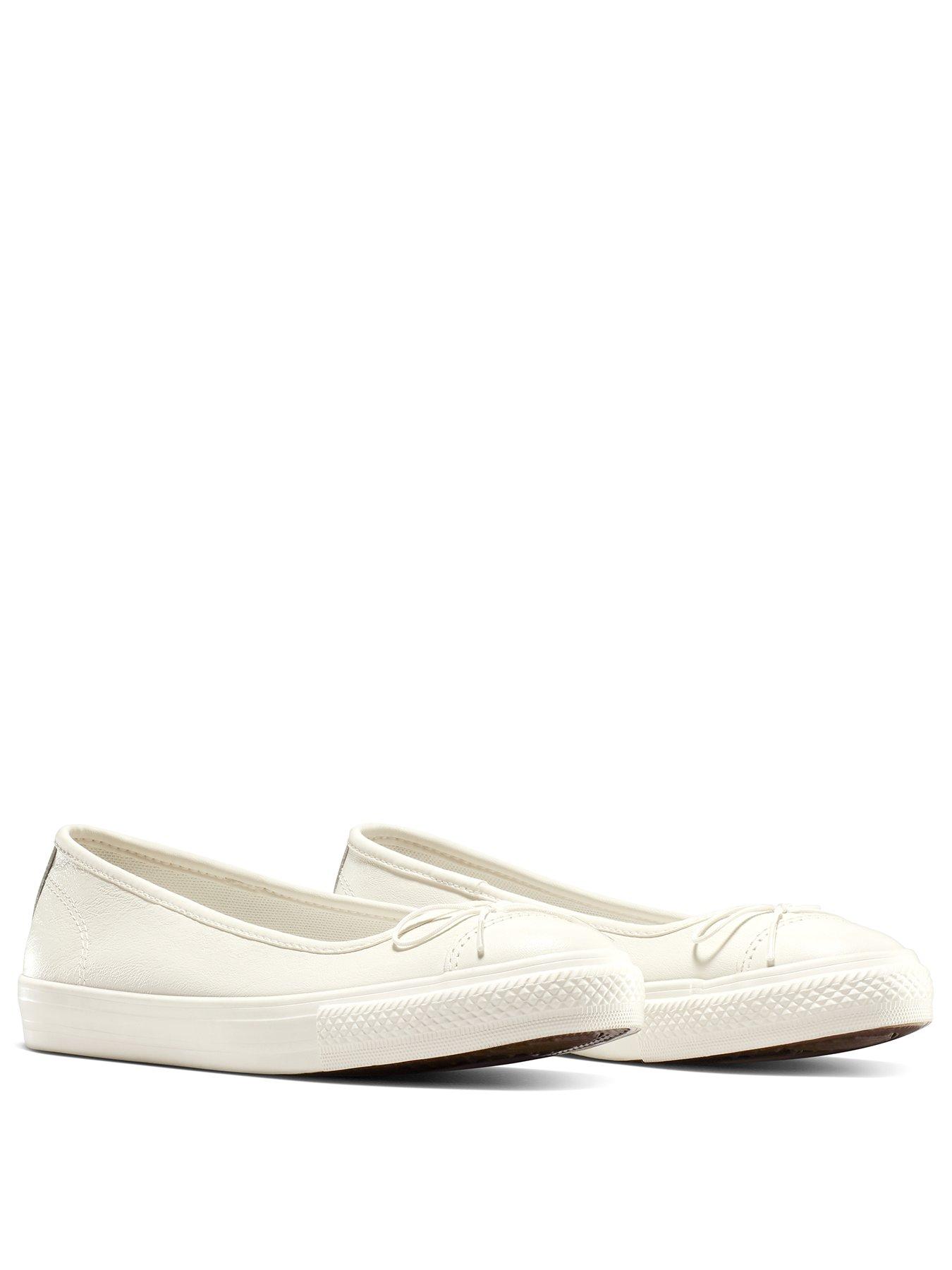  image of converse-womens-chuck-taylor-all-star-dainty-ballerina-leather-slip-ons