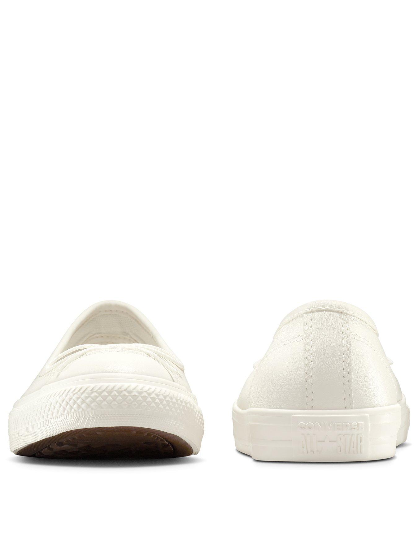  image of converse-womens-chuck-taylor-all-star-dainty-ballerina-leather-slip-ons