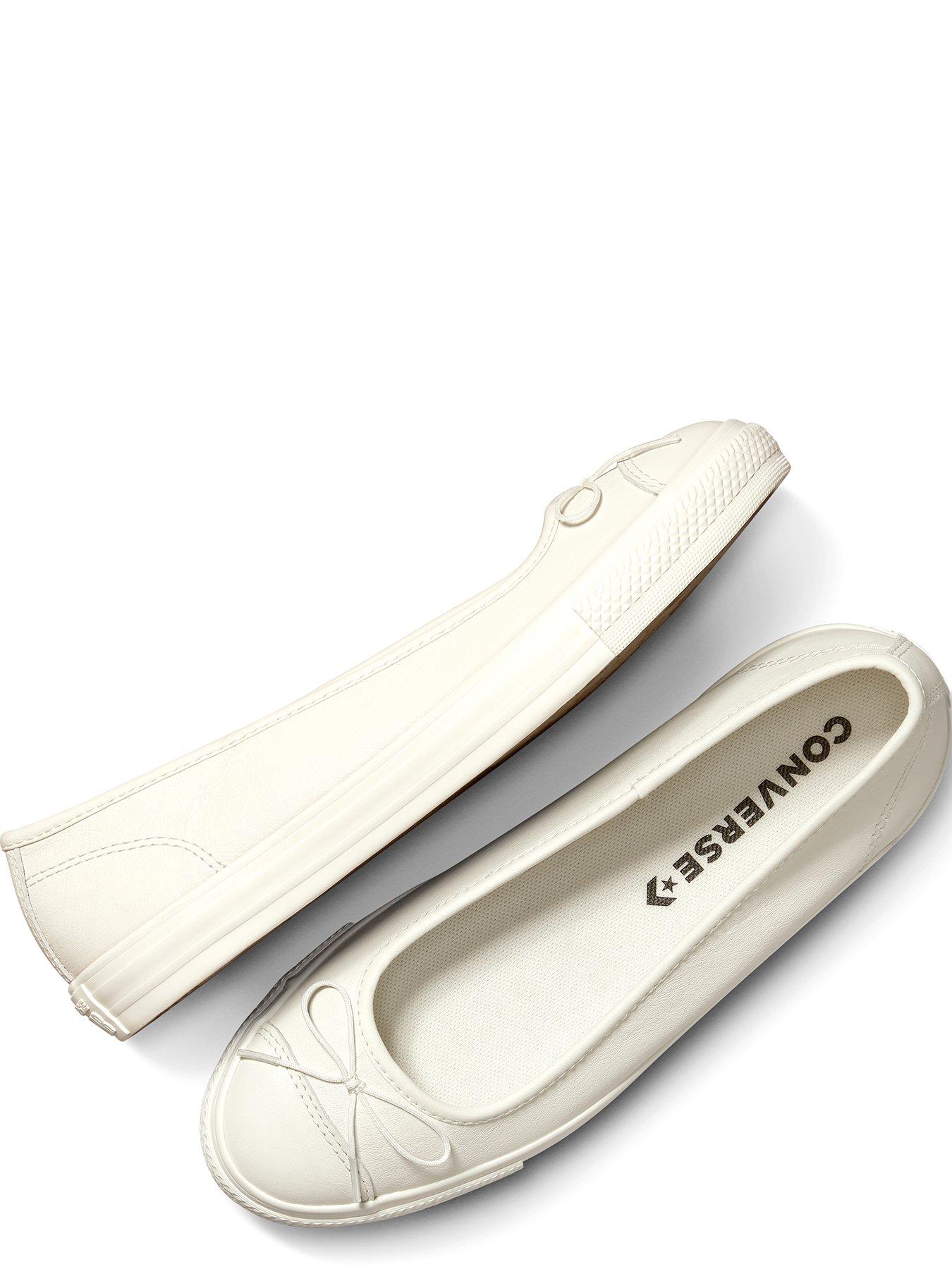  image of converse-womens-chuck-taylor-all-star-dainty-ballerina-leather-slip-ons