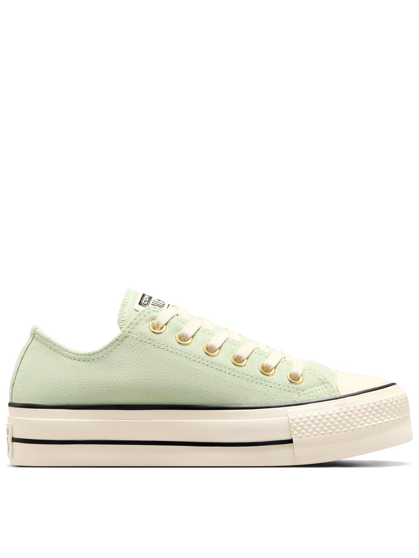 converse-womens-chuck-taylor-all-star-lift-suede-ox-trainers-green