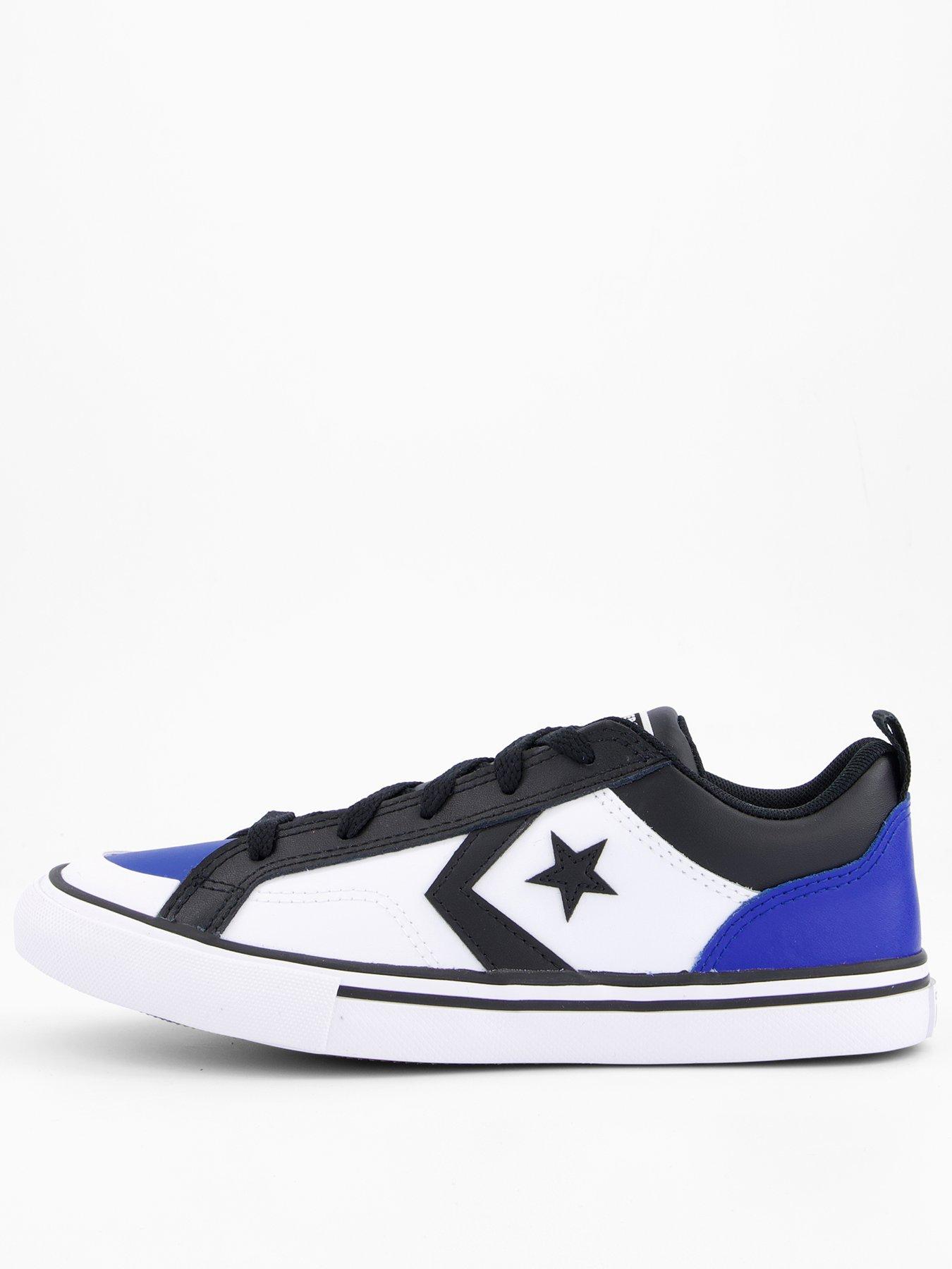 undefined Junior Pro Blaze Trainers - Black/white/blue