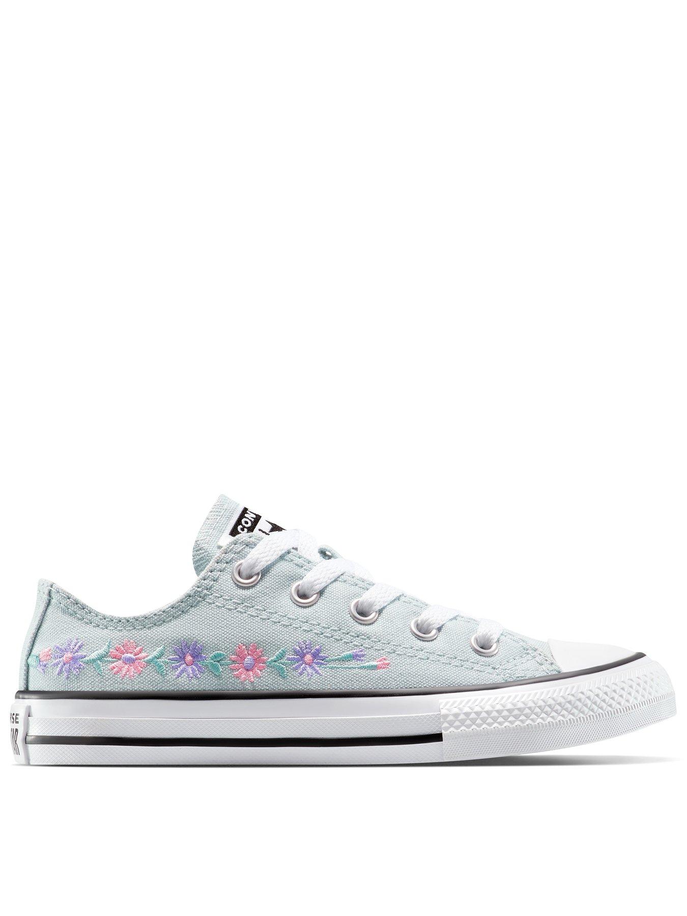  image of converse-kids-ox-trainers-blue-court-purpleviolet-heatwhite
