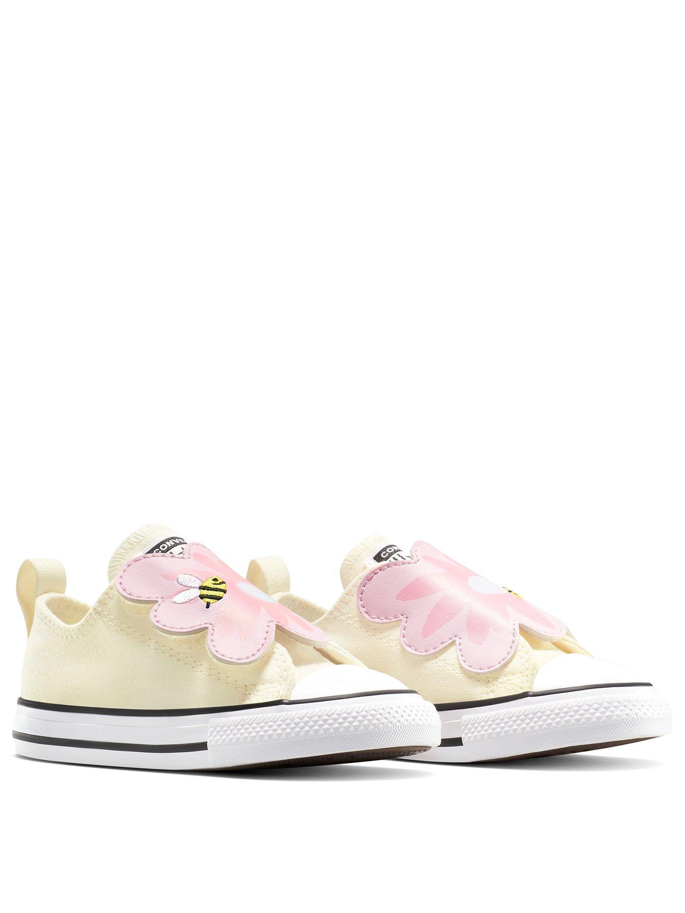 Image 2 of 7 of Converse Toddler Ox Trainers - You Dew You/Lt Jellyfish Jitte - Yellow