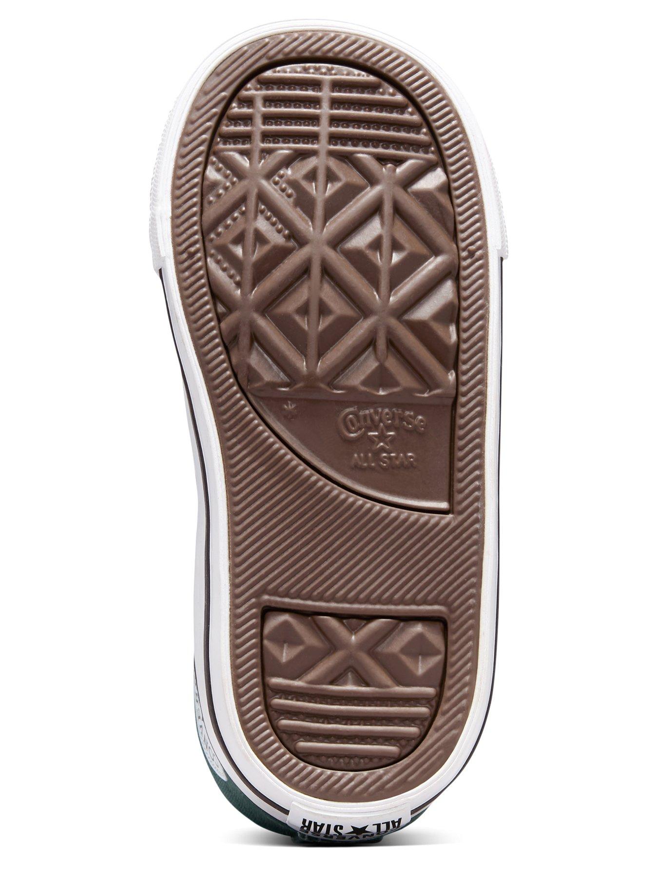  image of converse-kids-chuck-taylor-all-star-malden-street-1v-canvas-mid-top-green