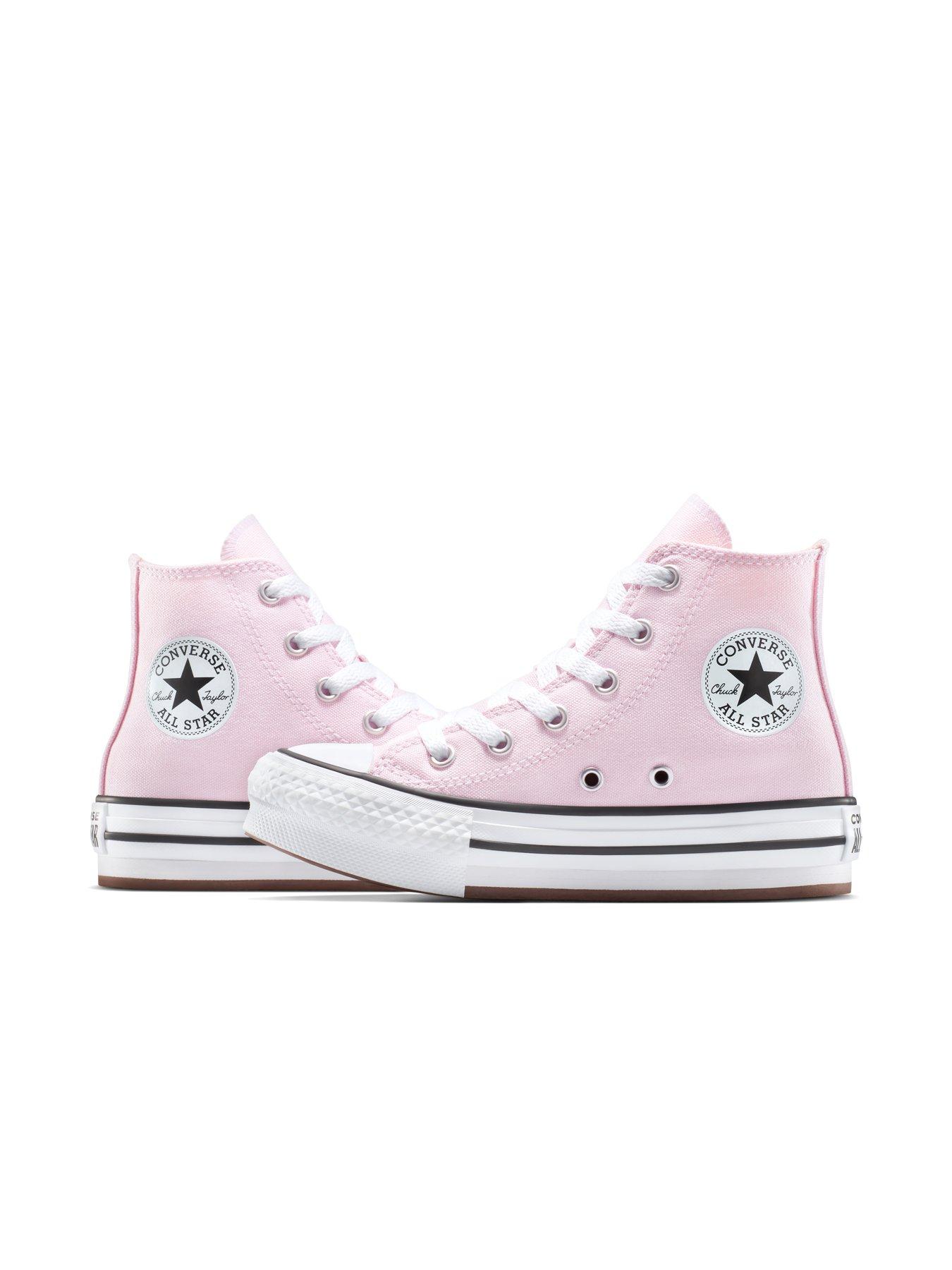 Image 7 of 7 of Converse Kids Eva Lift Hi Trainers - Light Dune/White/Light Dune