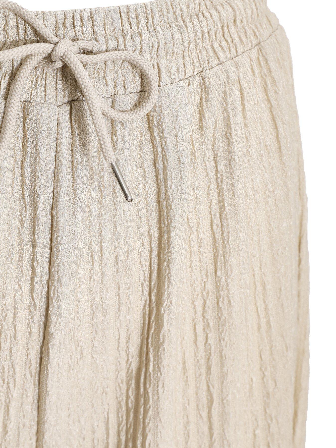 Image 6 of 6 of Quiz Stone Textured Palazzo Trousers