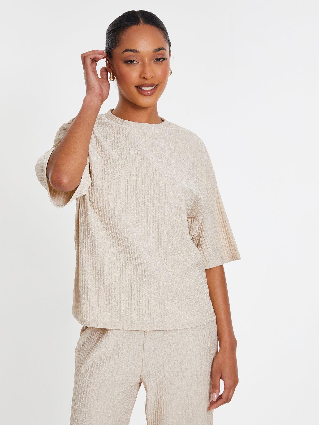 undefined Stone Textured T-shirt