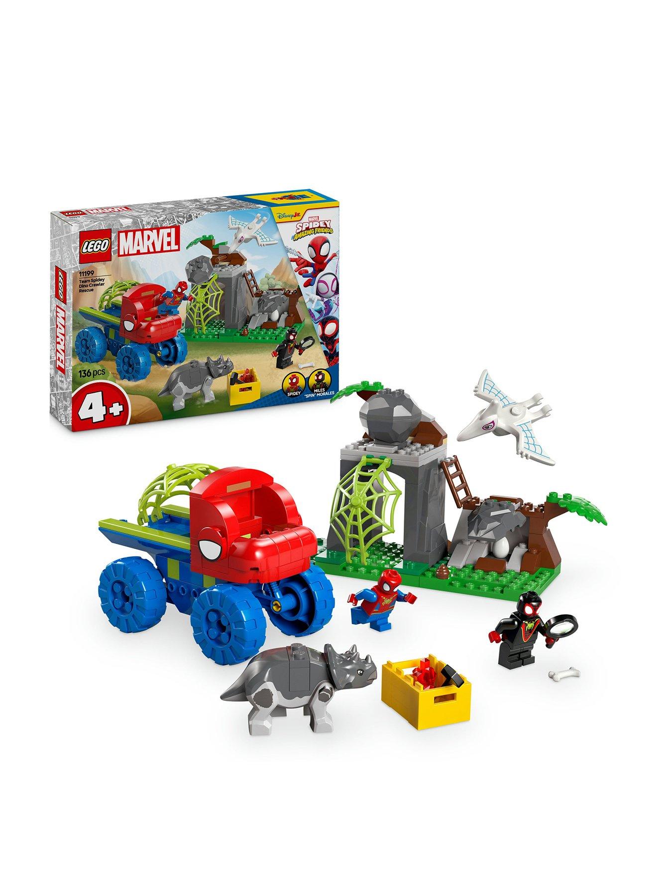 Image 1 of 8 of LEGO Spiderman Team Spidey Dino Crawler Rescue 11199