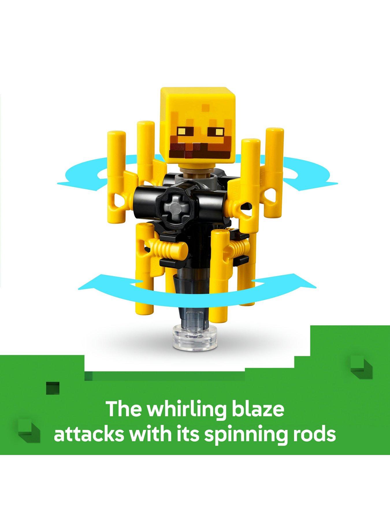  image of lego-minecraft-the-nether-lava-battle-set-21266
