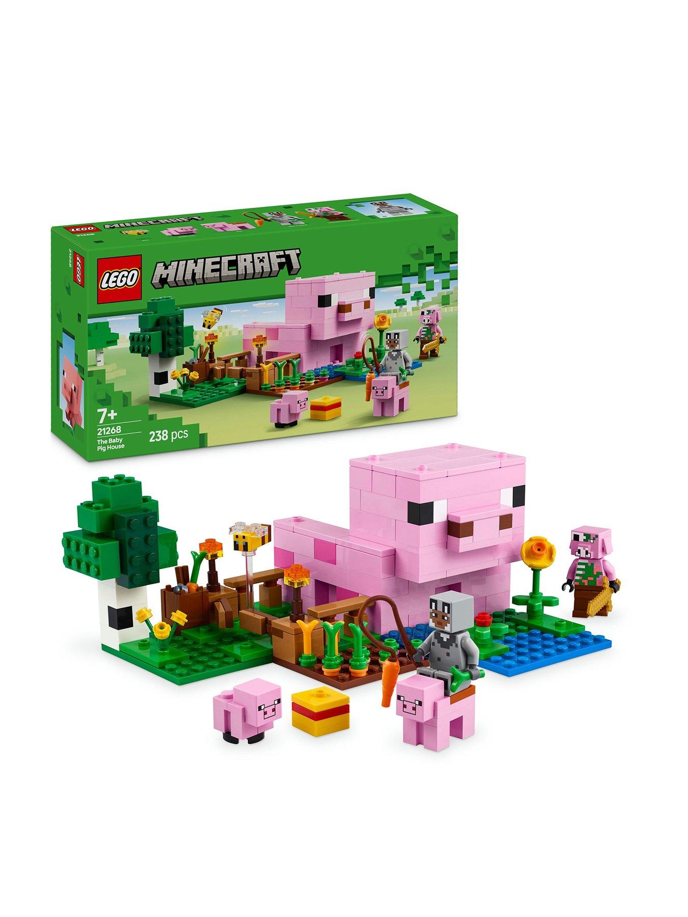  image of lego-minecraft-the-baby-pig-house-toy-for-kids-21268