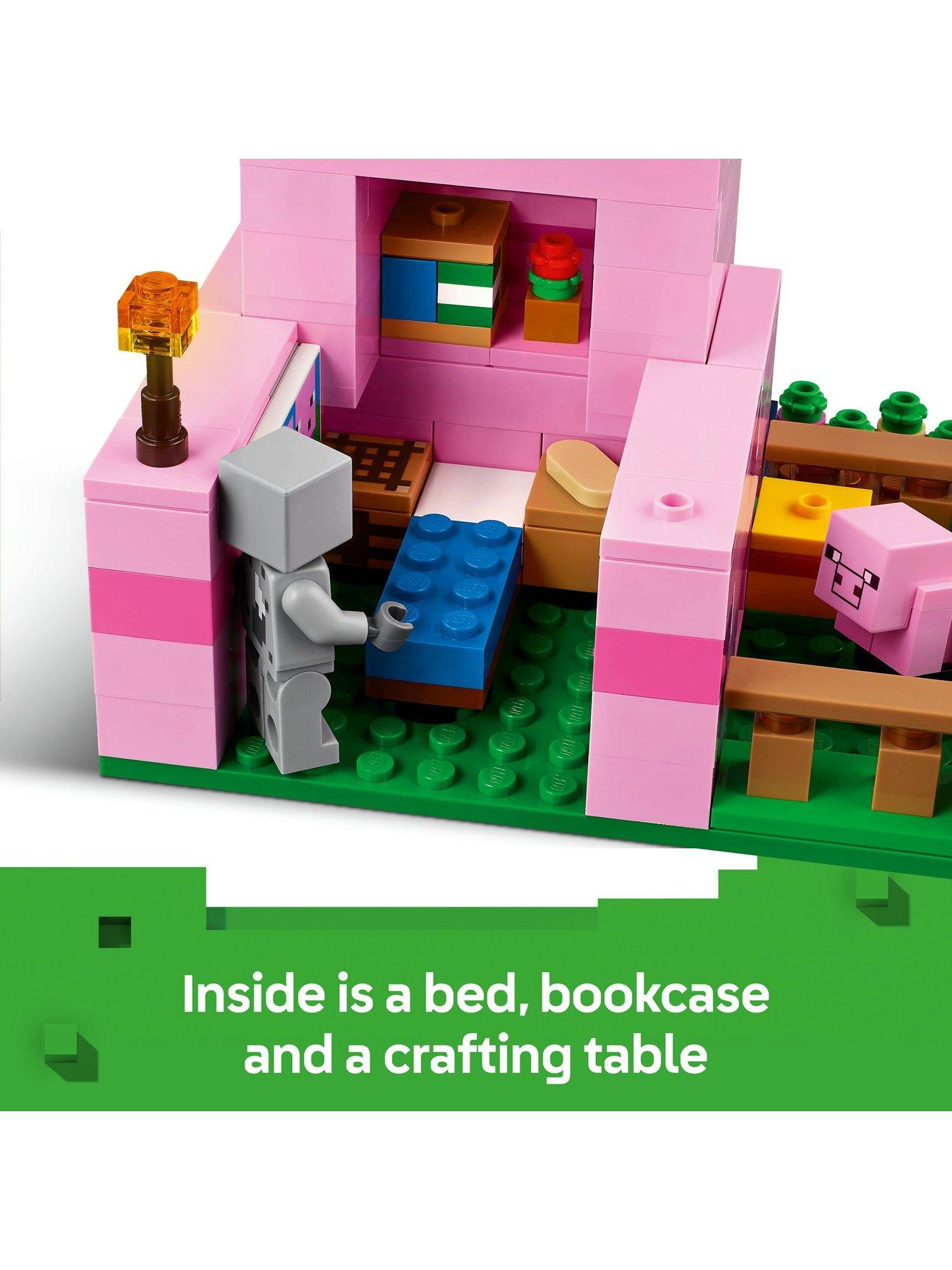  image of lego-minecraft-the-baby-pig-house-toy-for-kids-21268