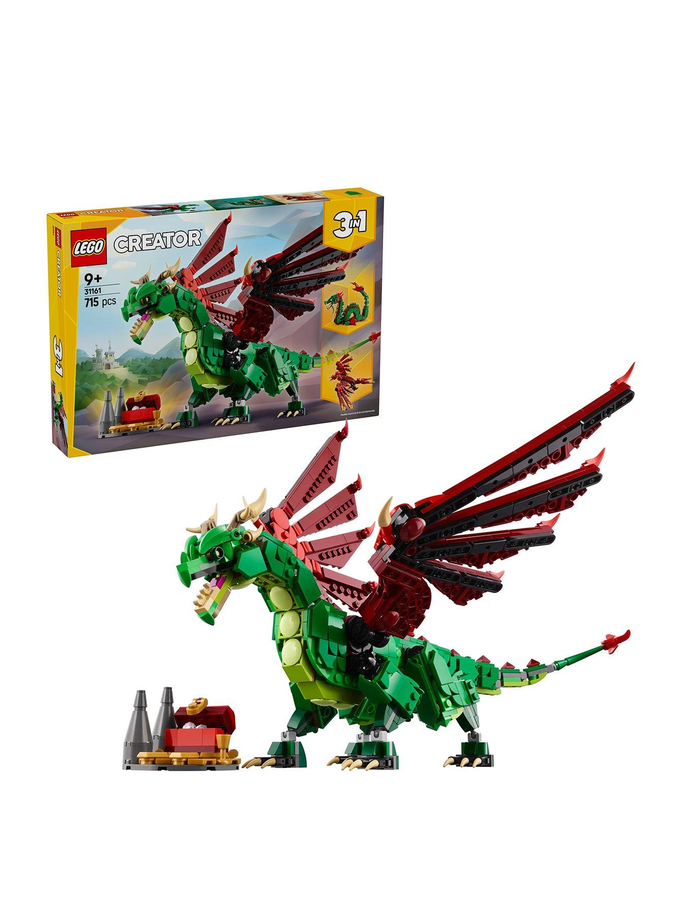undefined 3in1 Medieval Dragon Toy Playset 31161