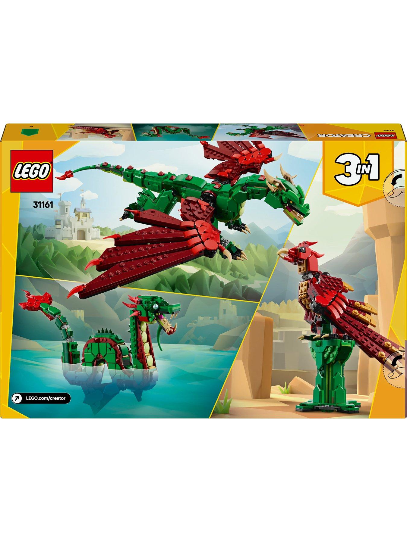 Image 7 of 8 of LEGO Creator 3in1 Medieval Dragon Toy Playset 31161