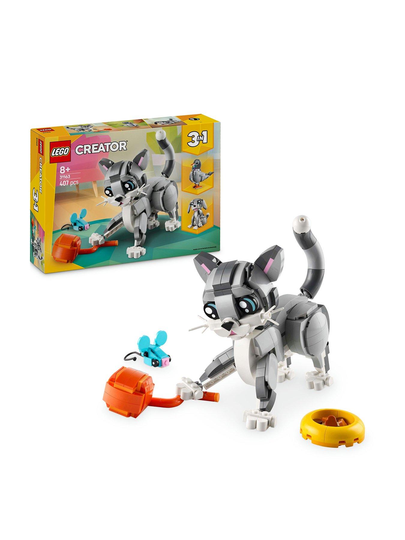 Image 1 of 8 of LEGO Creator 3in1 Playful Cat Toy Animal Set 31163