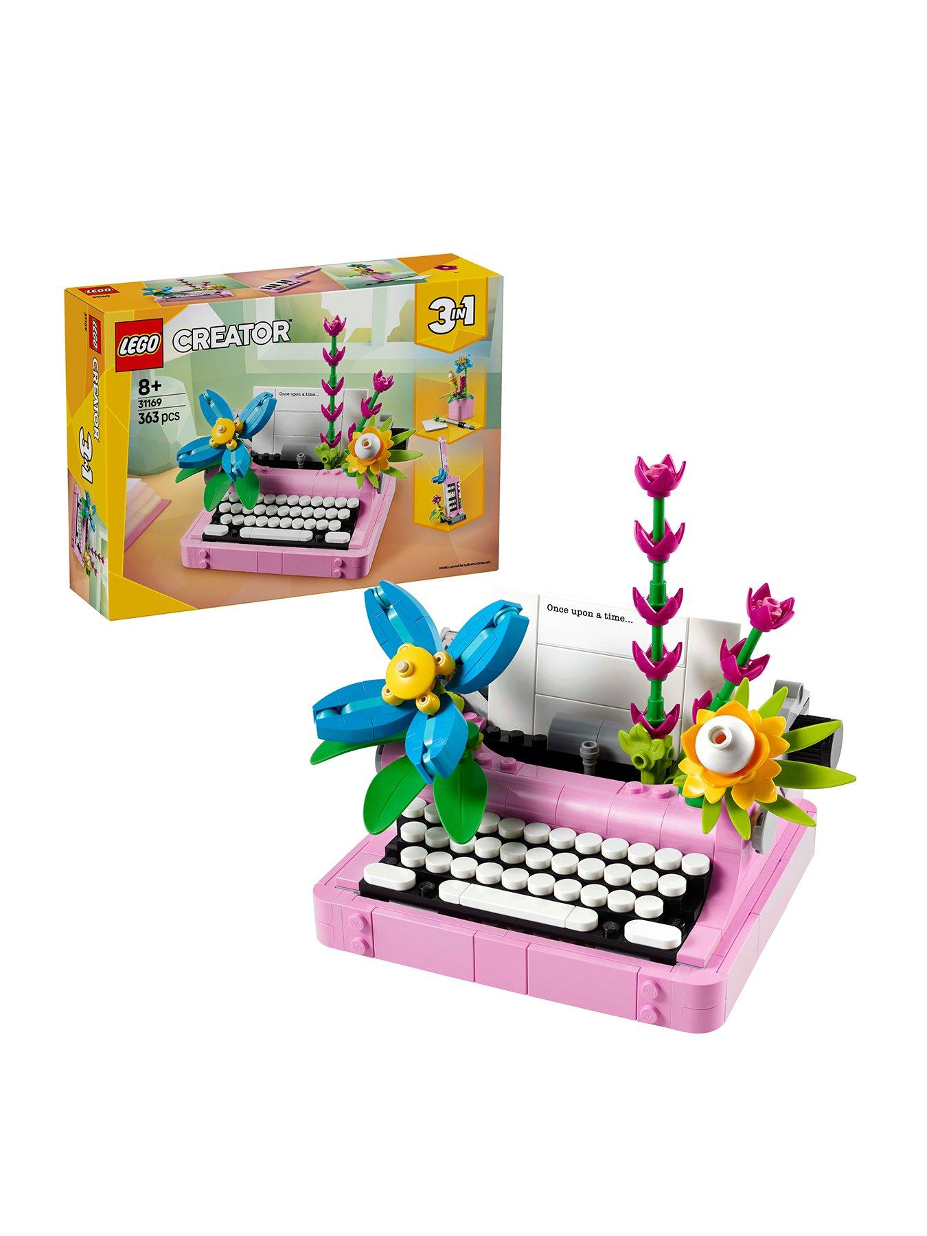 LEGO Creator 3in1 Typewriter with Flowers Toy 31169
