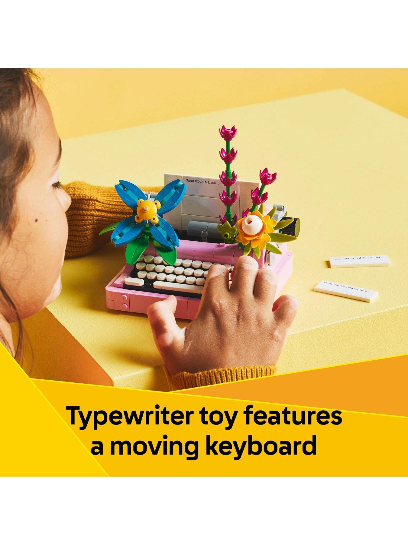 Image 4 of 8 of LEGO Creator 3in1 Typewriter with Flowers Toy 31169