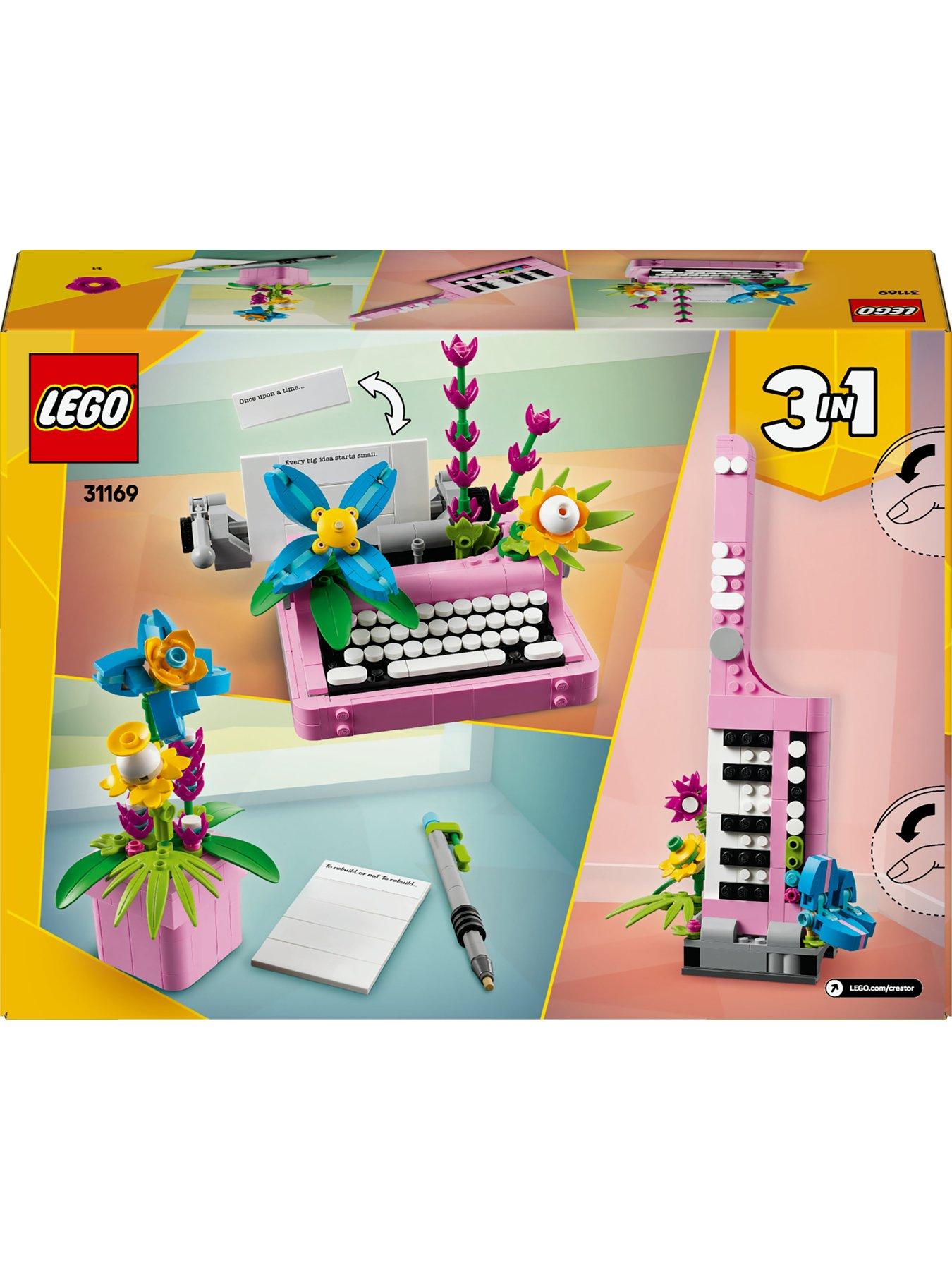 Image 7 of 8 of LEGO Creator 3in1 Typewriter with Flowers Toy 31169
