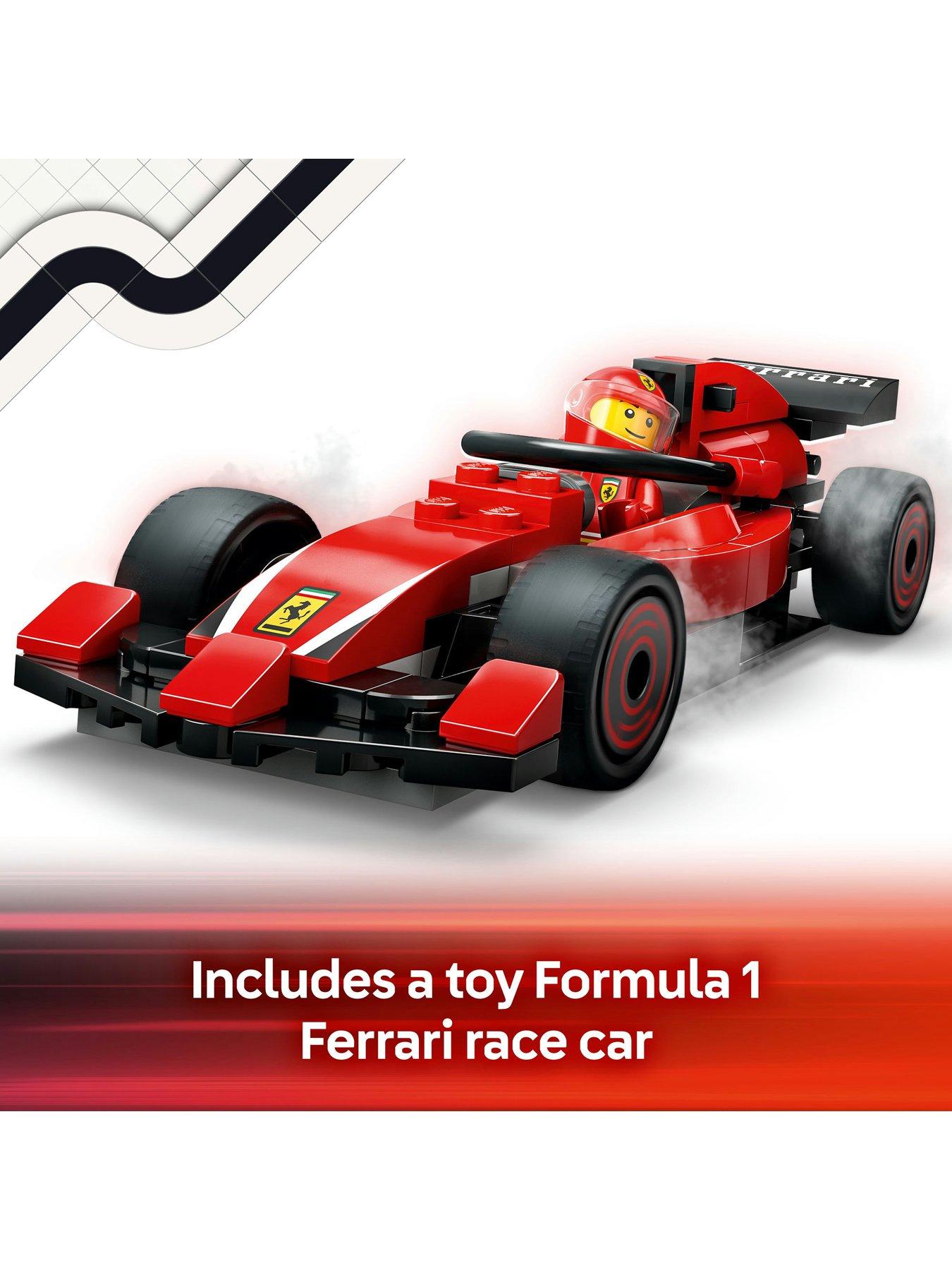  image of lego-city-f1-pit-stop-amp-pit-crew-with-ferrari-car-60443